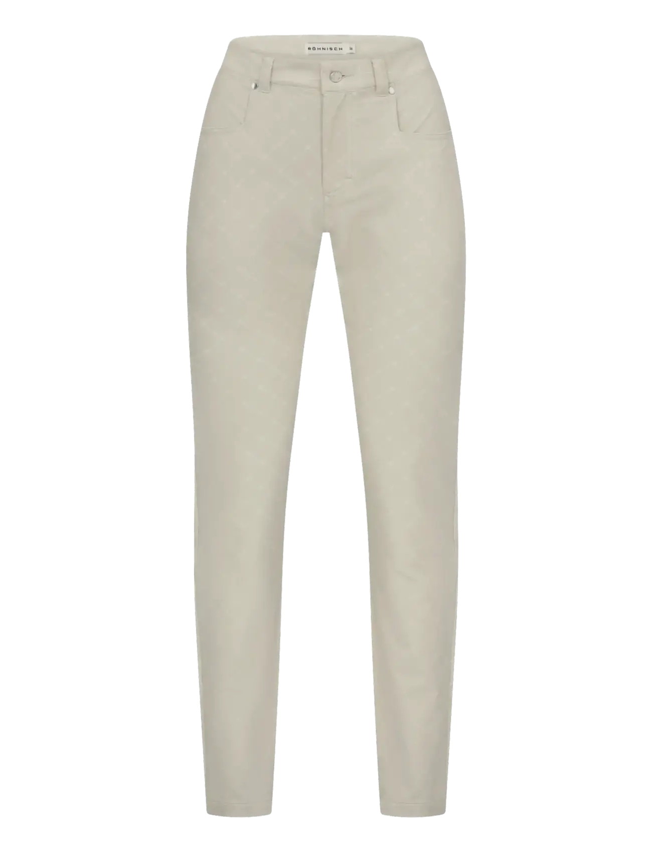 Röhnisch Chie Comfort Pants 32 - Röhnisch - MICRO R CHECK OAT / cream