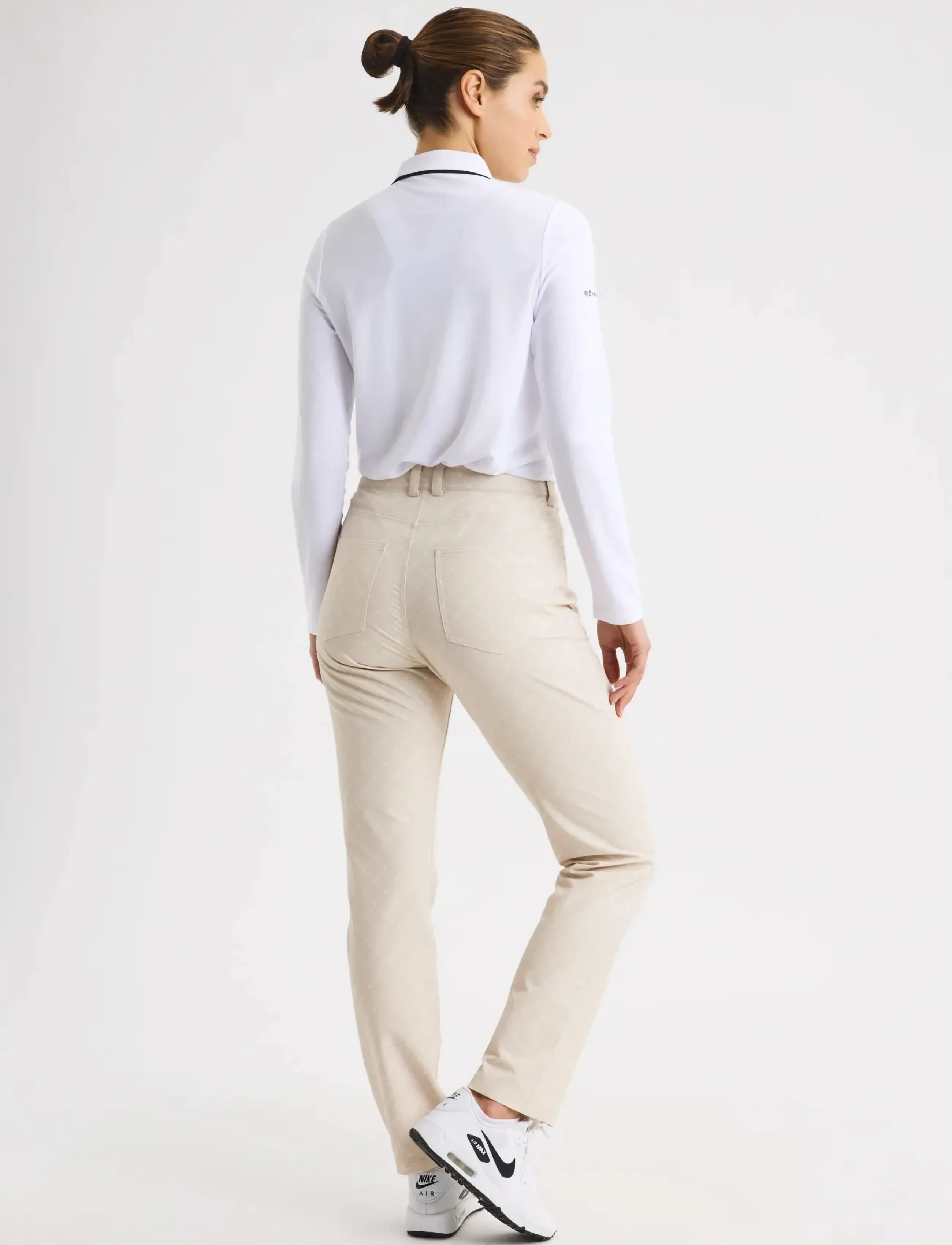 Röhnisch - Chie Comfort Pants 32 - joggingbukser - micro r check oat - 5