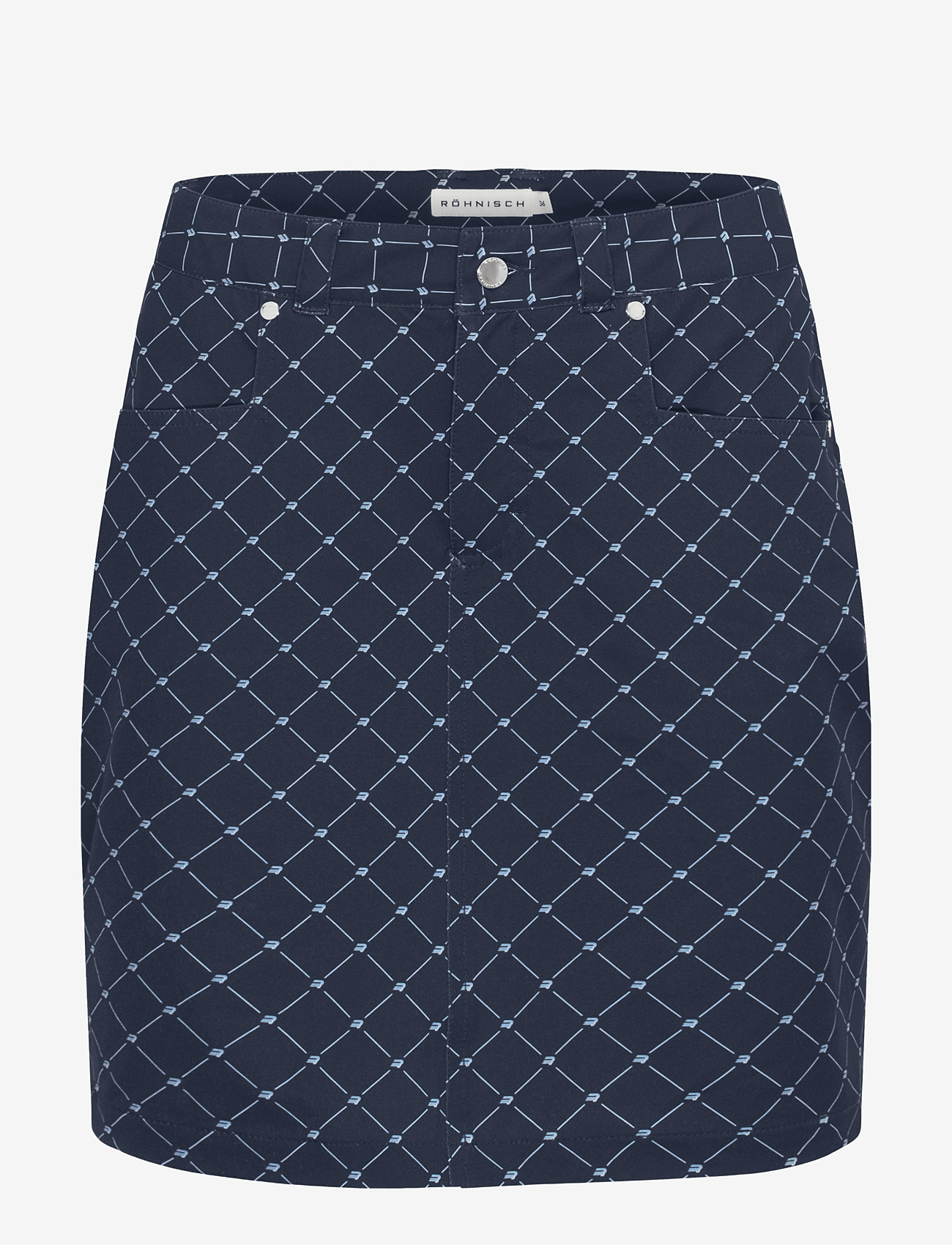 Röhnisch - Chie Comfort Skort - skorts - micro r check navy - 1