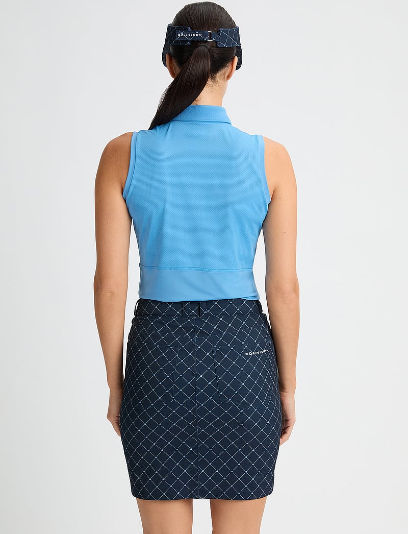 Röhnisch - Chie Comfort Skort - skorts - micro r check navy - 2