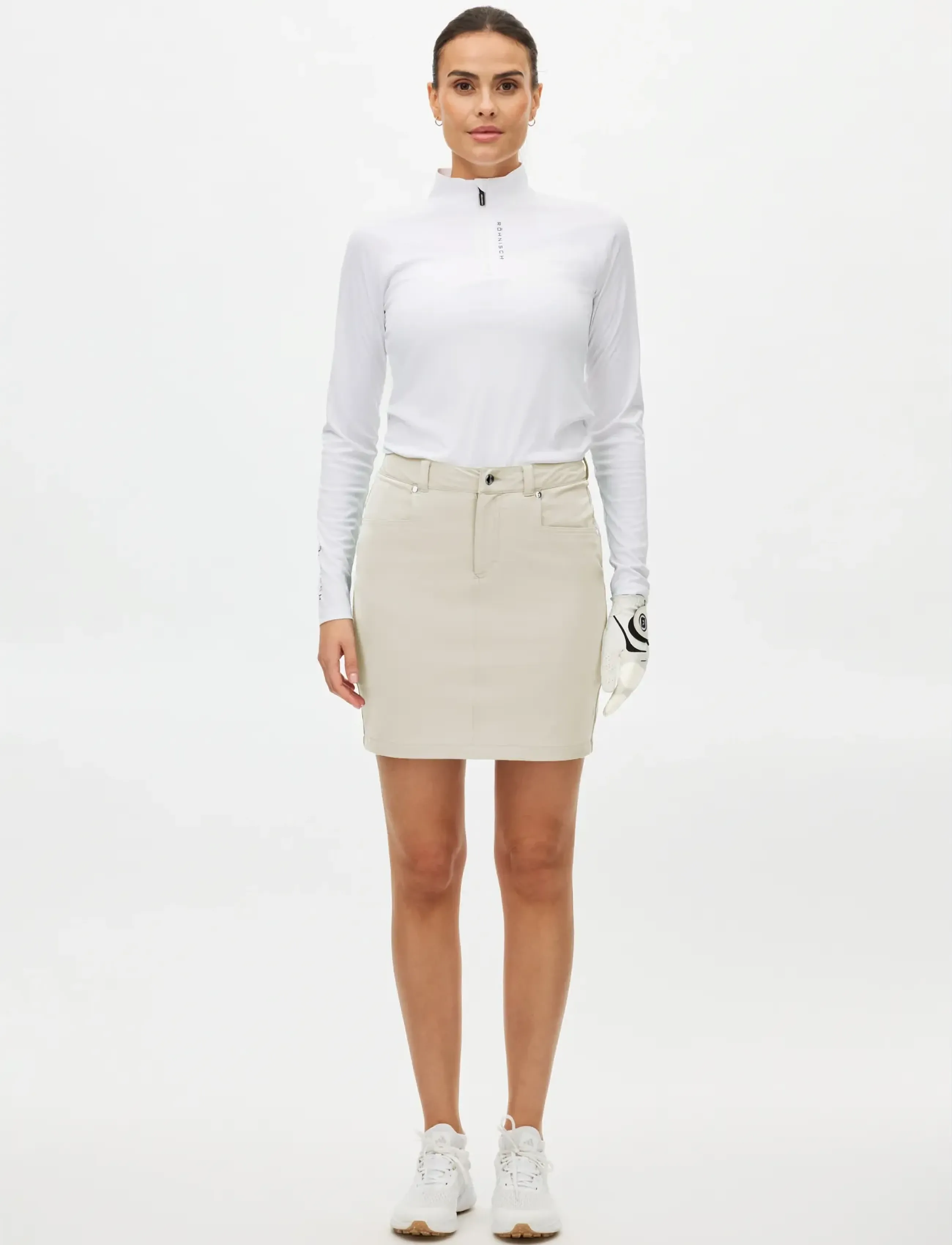 Röhnisch Chie Comfort Skort, 34, Sport Kleider & Röcke, Creme - Skorts, Frauen