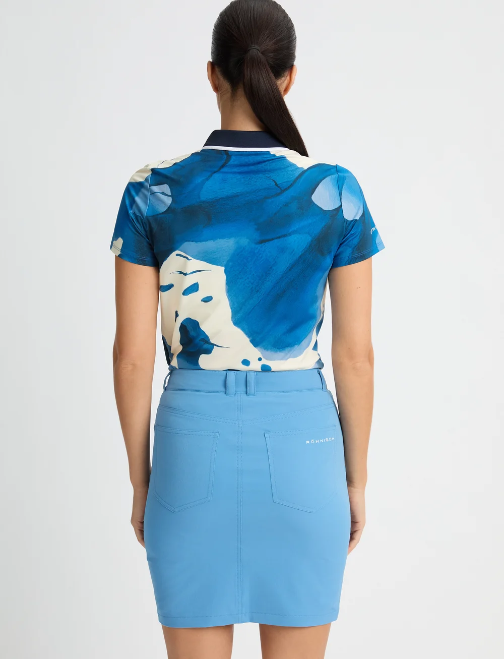 Röhnisch - Chie Comfort Skort - Šortsvārki - pacific coast - 2