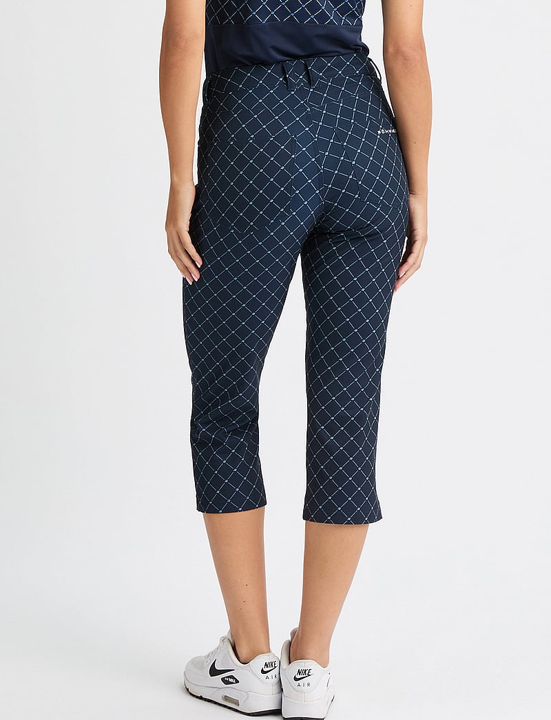 Röhnisch - Chie Comfort Capri - golfbukser - micro r check navy - 4