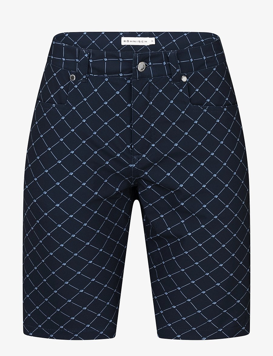 Röhnisch - Chie Comfort Bermuda - golf-shorts - micro r check navy - 1