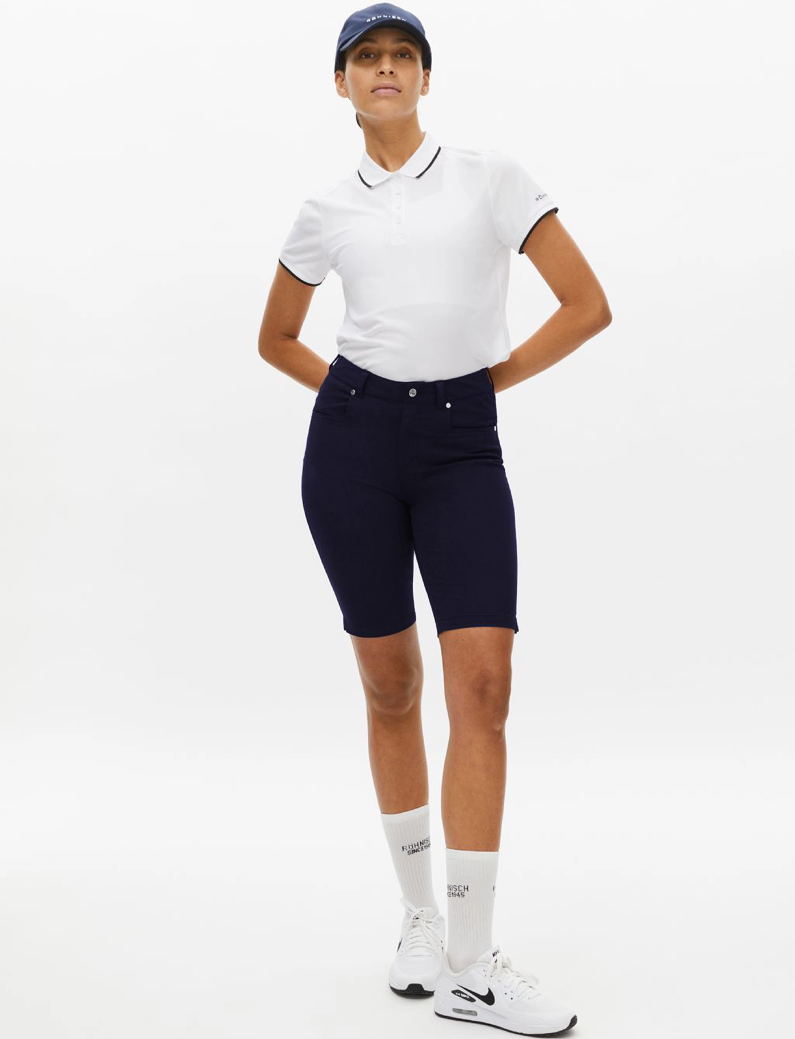 Röhnisch Chie Comfort Bermuda, Damen, Bermuda Shorts, Marineblau, Gr.36