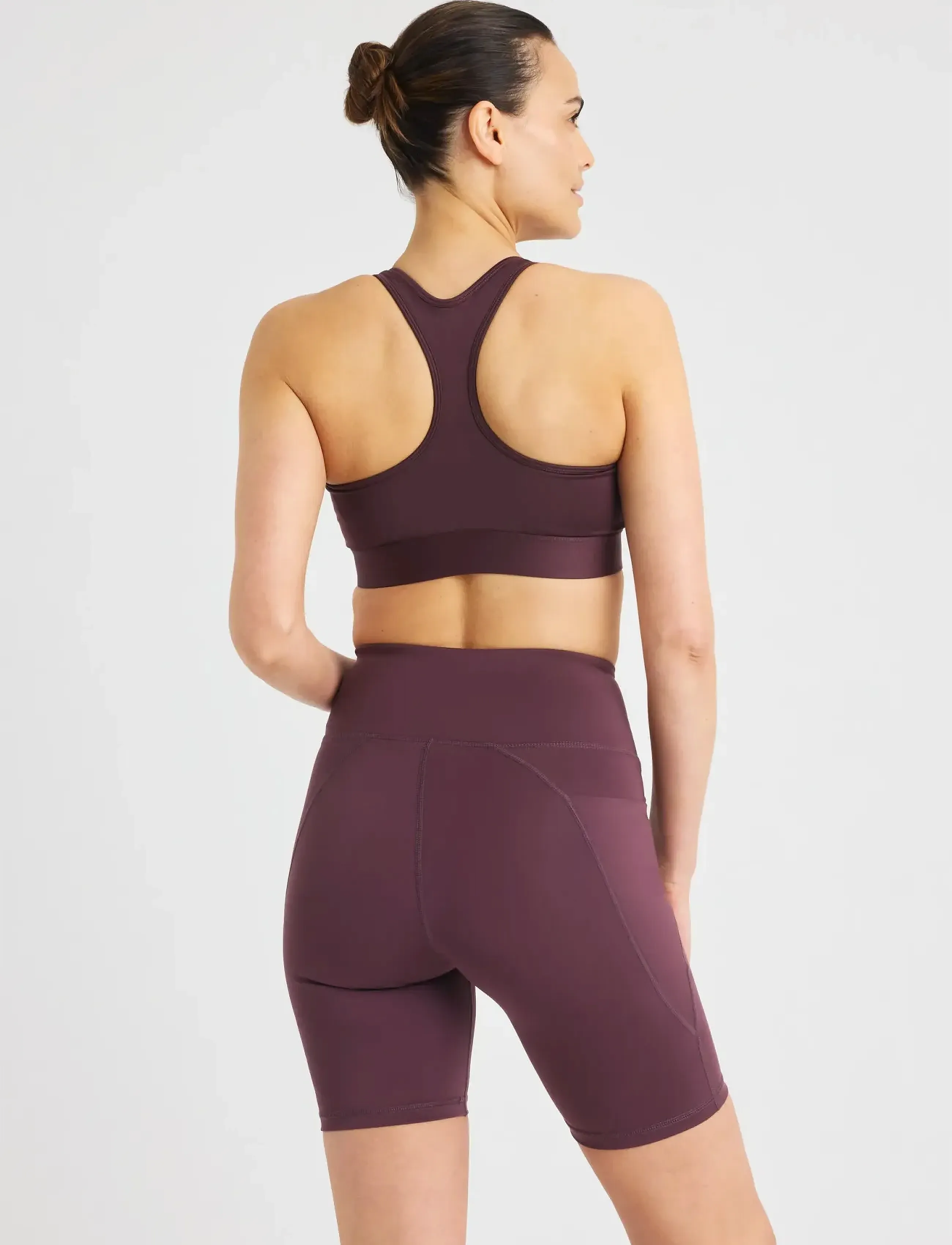 Röhnisch - Essential Zip Sportsbra - korkea tuki - huckleberry - 2