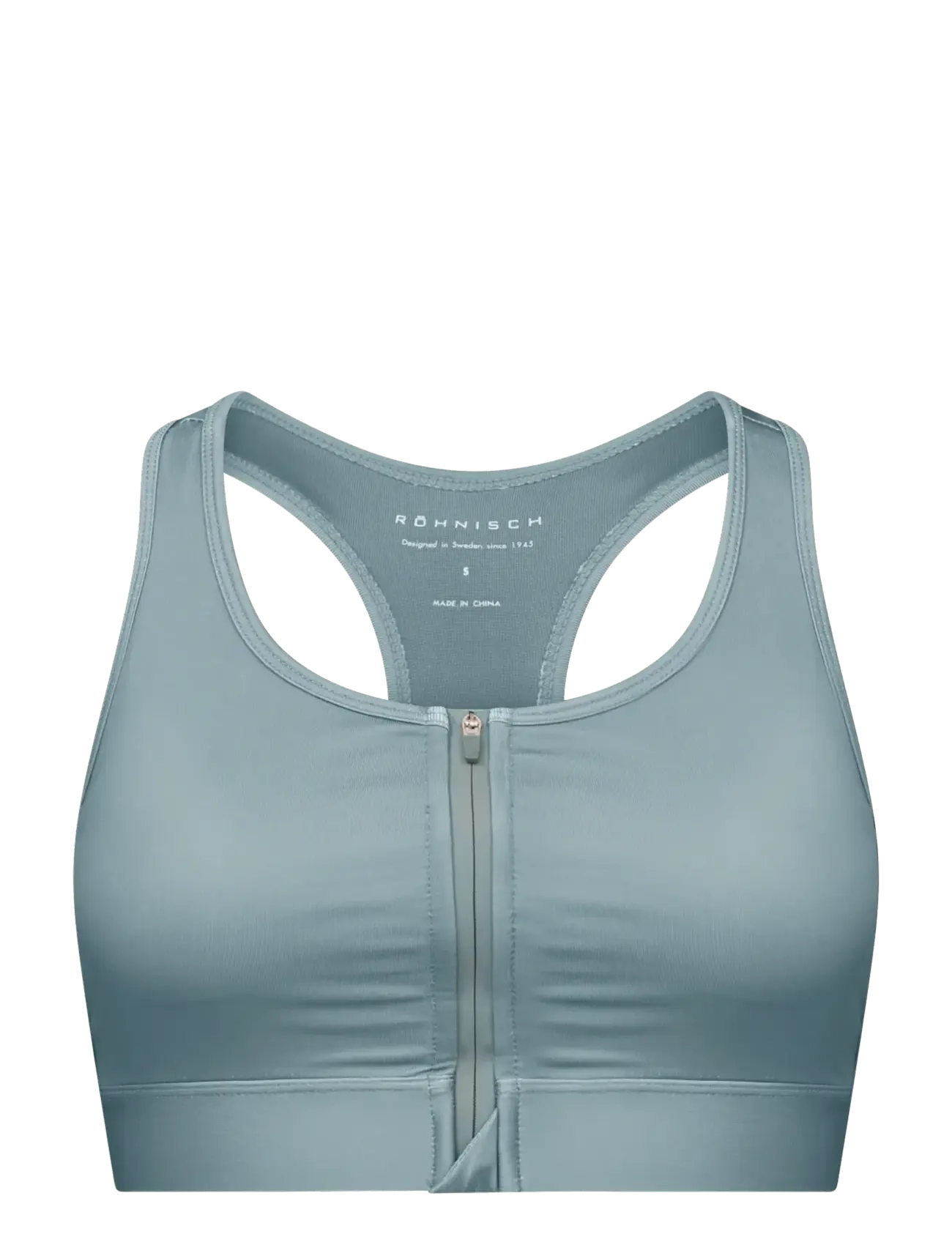 Röhnisch Essential Zip Sportsbra - BHs - STORMY SEA / blue