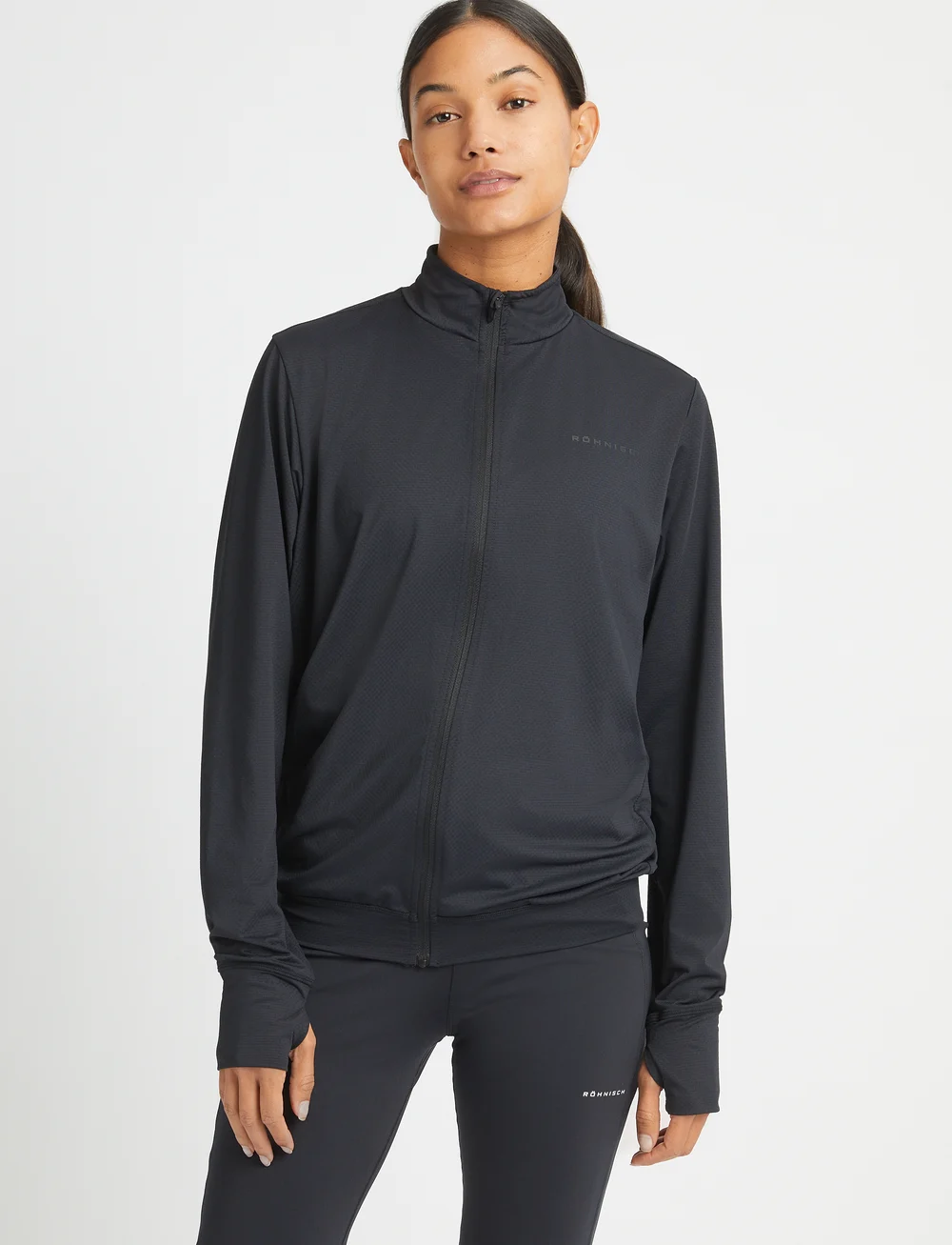 Röhnisch - Jacquard Full Zip - fleece & midlayer - black - 0