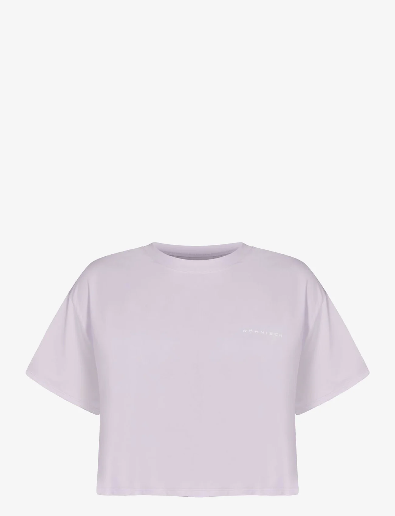 Röhnisch - Loose Cropped Tee - laagste prijzen - lavender fog - 0