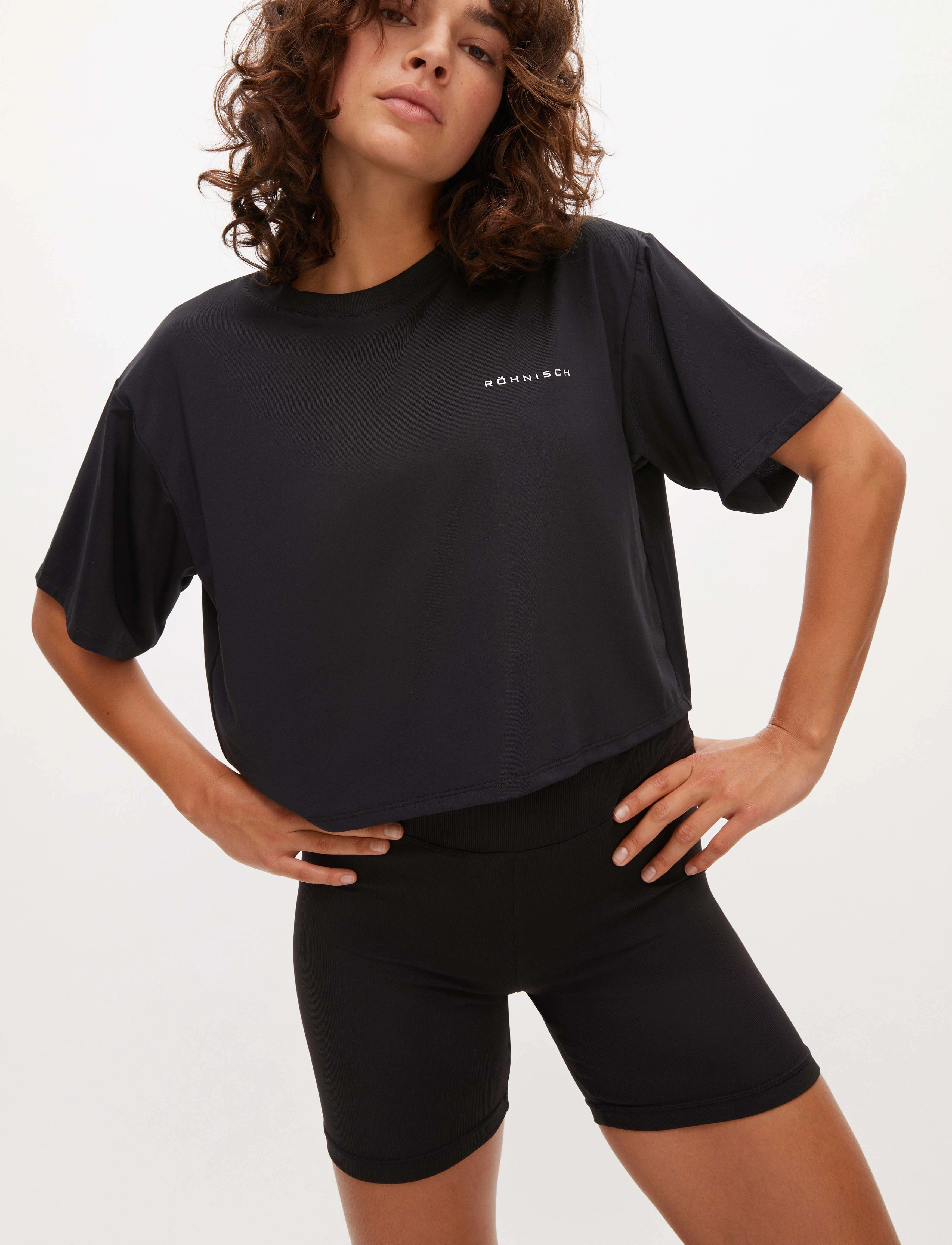 Röhnisch - Loose Cropped Tee - lavender fog - 1