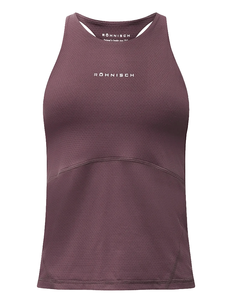 Röhnisch - Jacquard Tank - linnen - huckleberry - 1