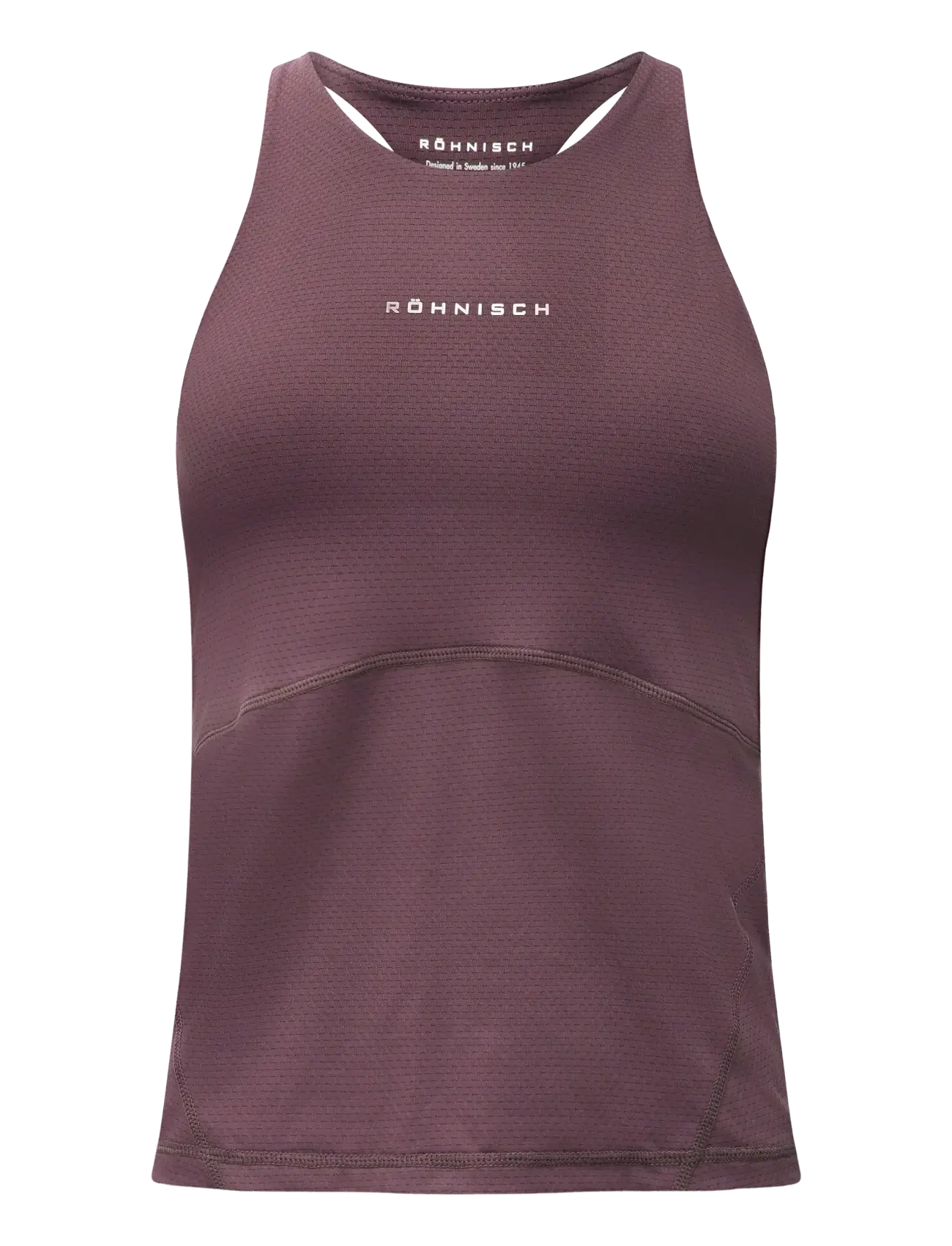 Röhnisch Jacquard Tank - Tanktops - HUCKLEBERRY / burgundy