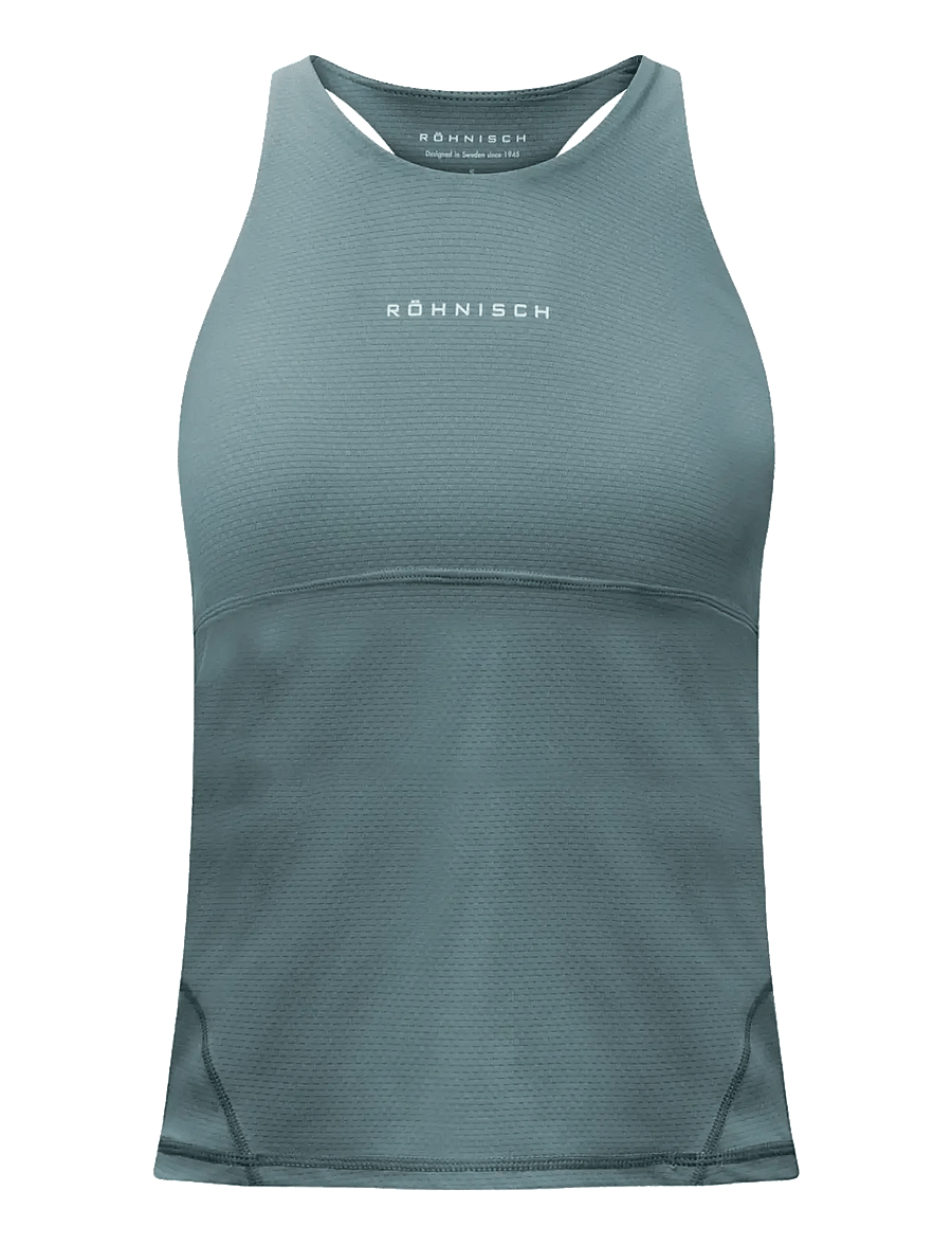 Röhnisch - Jacquard Tank - linnen - stormy sea - 1