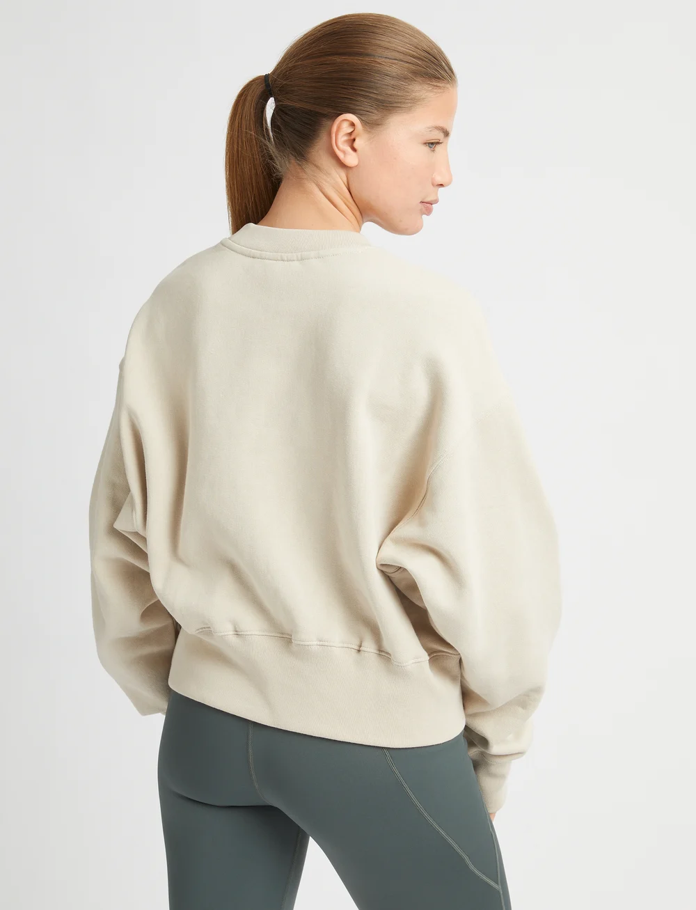 Rohnisch Cotton Cropped Sweatshirt Sweatshirts Boozt