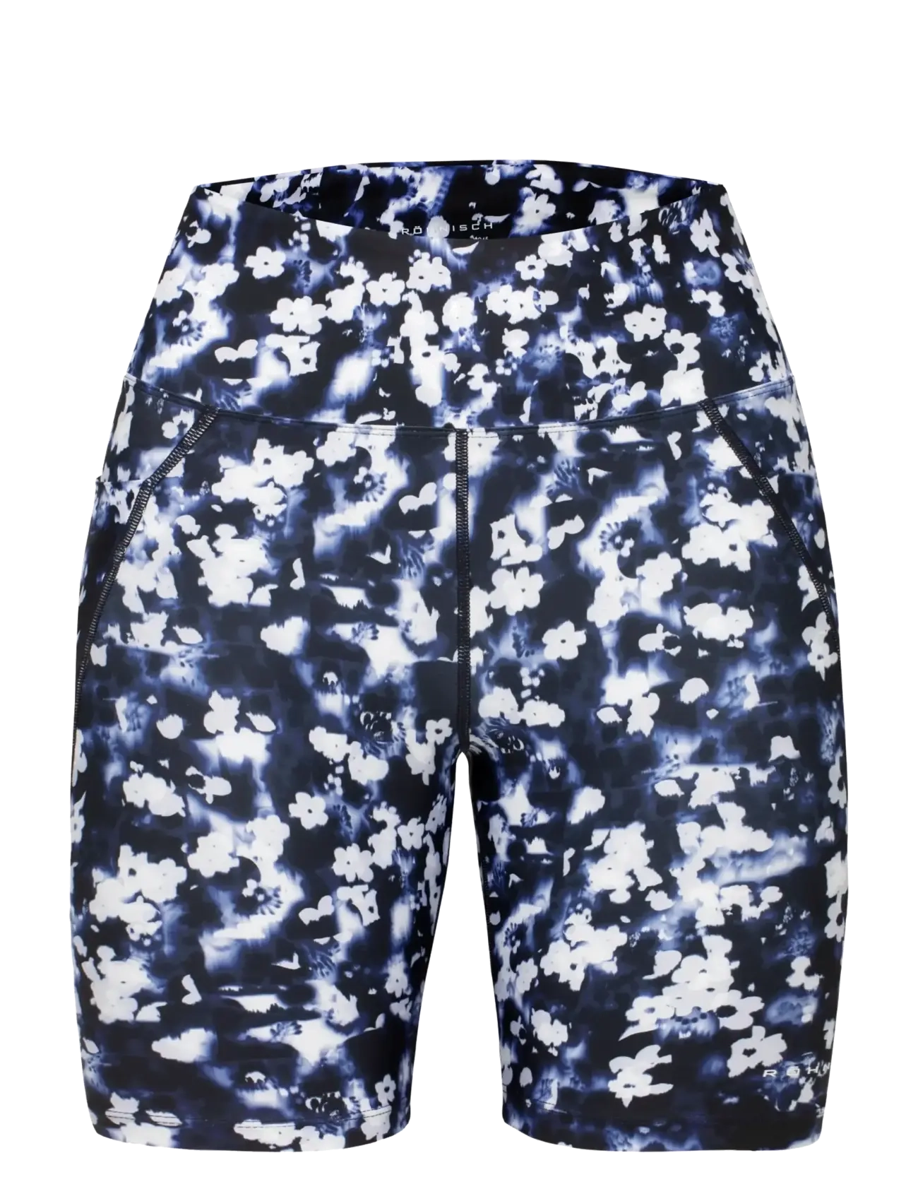 Röhnisch Flattering Printed Bike Tights - Tøj - INDIGO BLOOM / multi