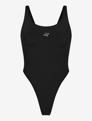 Röhnisch - Flattering String Bodysuit - bodyt - black - 0