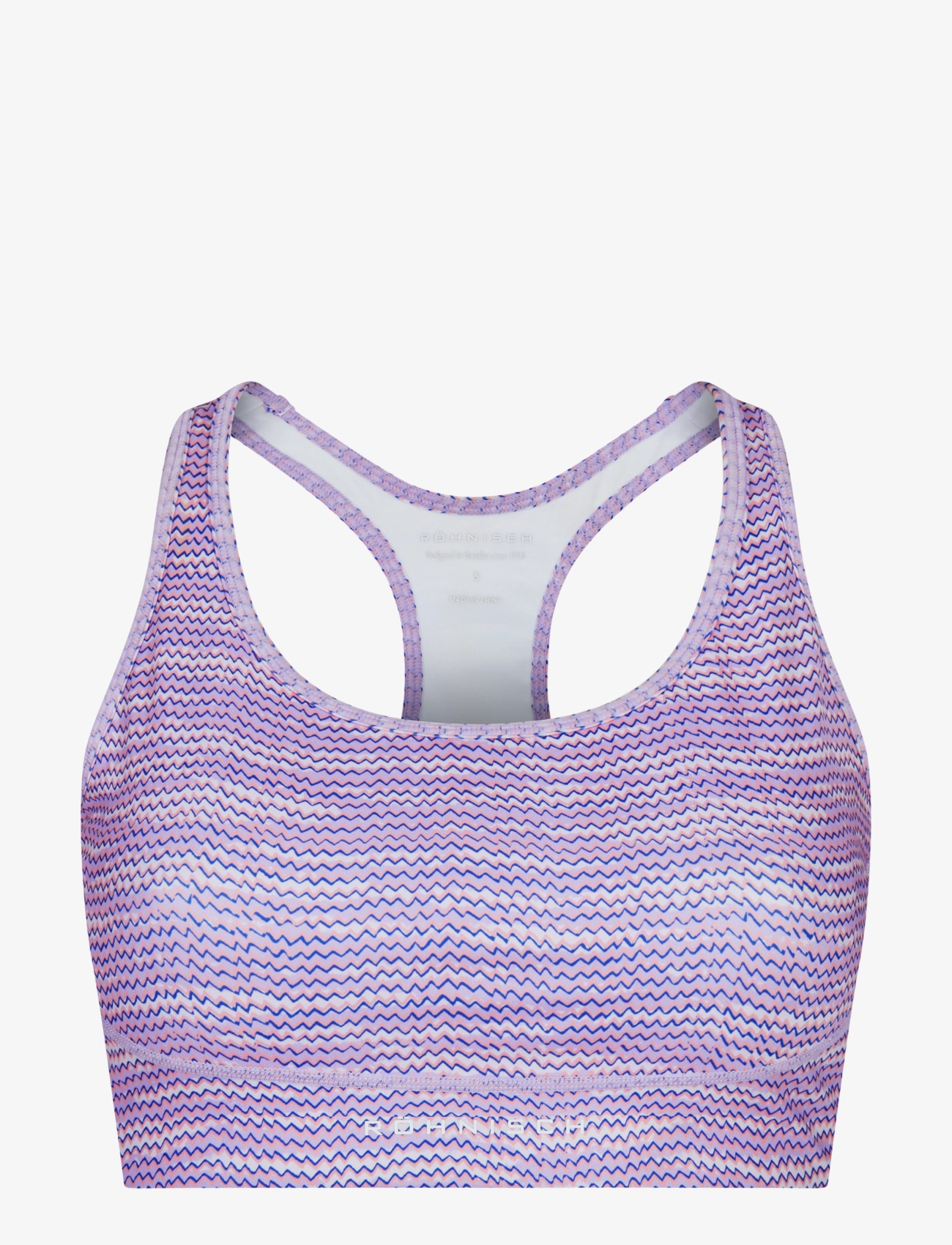 Röhnisch - Flattering Printed Sportsbra - zigzag purple - 1