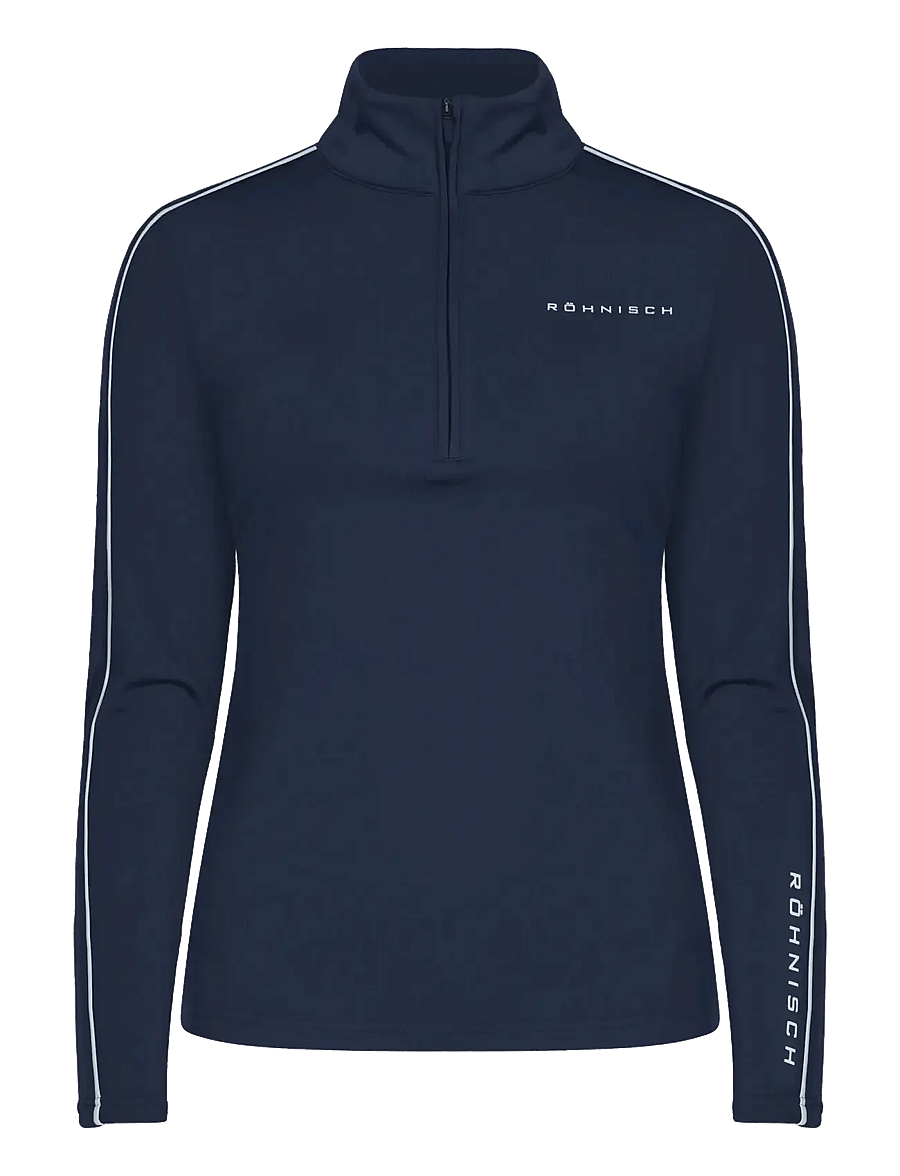 Röhnisch - Amie Brushed Midlayer - oberteile - navy - 1