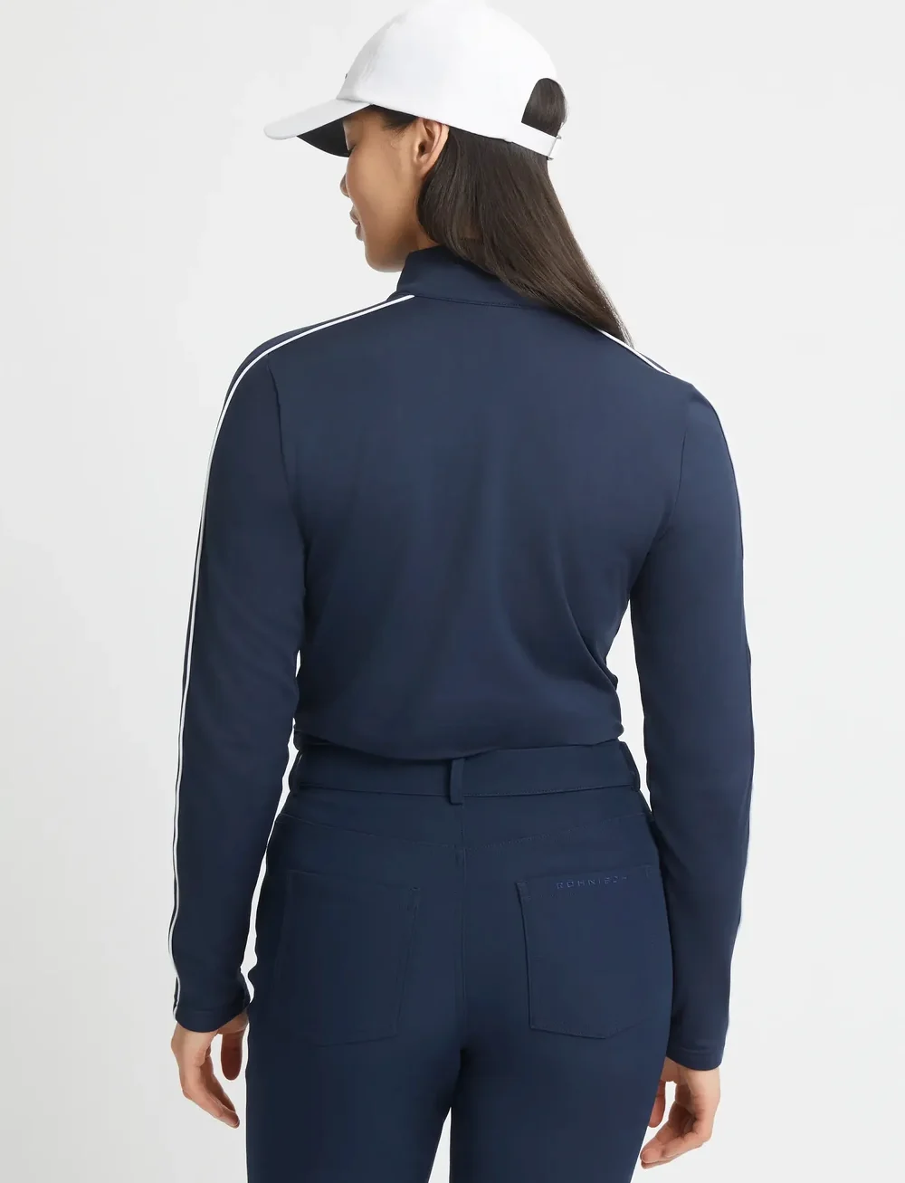 Röhnisch - Amie Brushed Midlayer - fleece og mellemlag - navy - 3