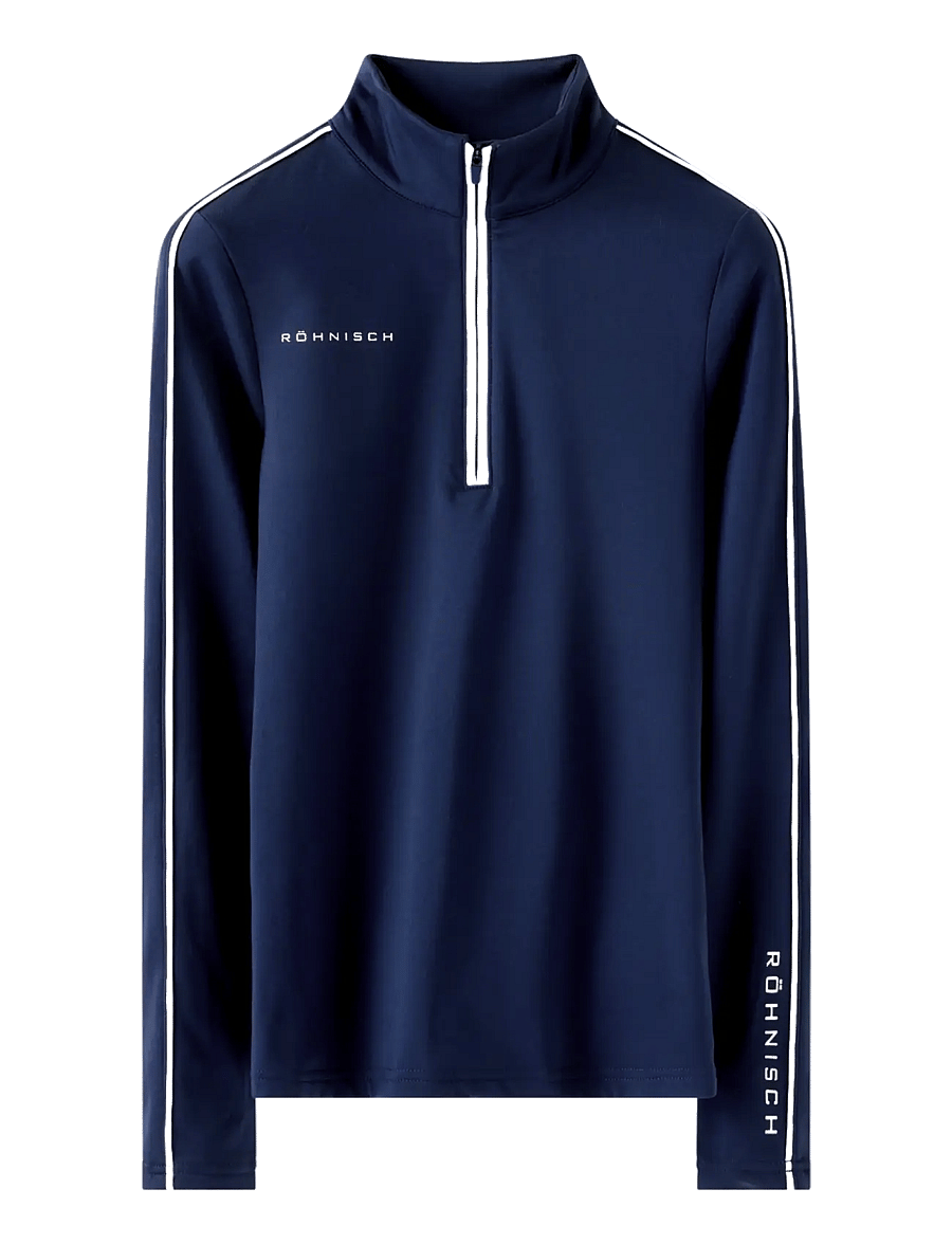 Röhnisch - Amie Brushed Midlayer - oberteile - navy/navy - 1