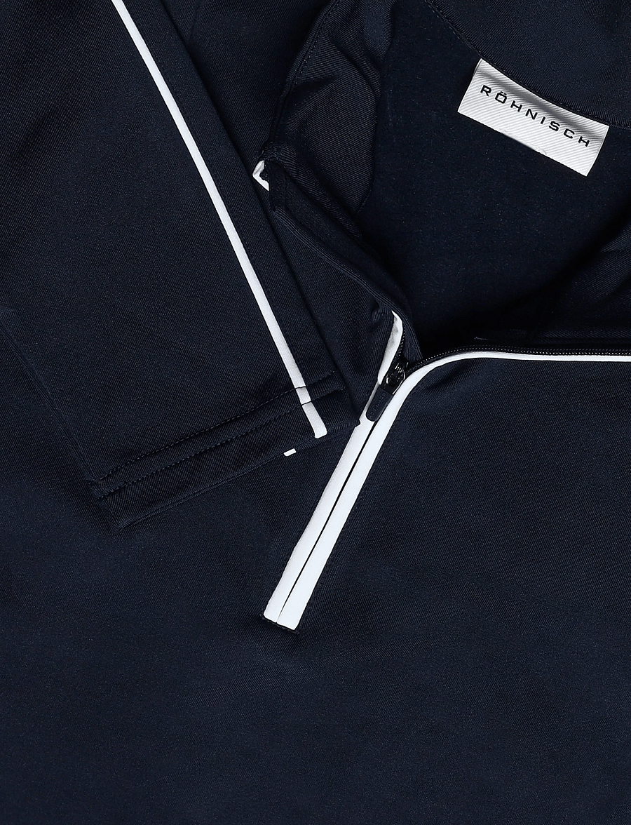 Röhnisch - Amie Brushed Midlayer - oberteile - navy/navy - 4