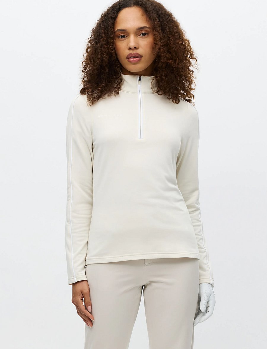Röhnisch - Amie Brushed Midlayer - oberteile - tofu - 0