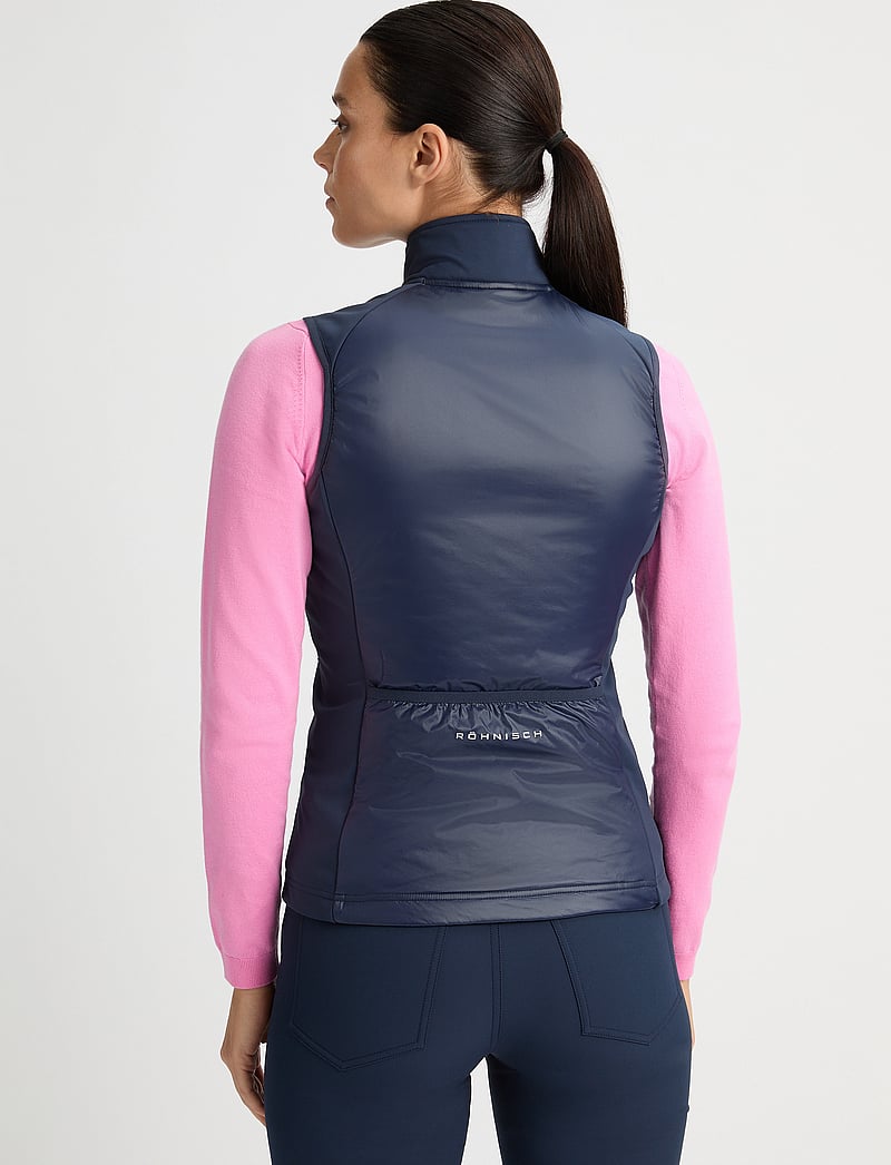 Röhnisch - Fiona Hybrid Vest - overtøj - navy - 2