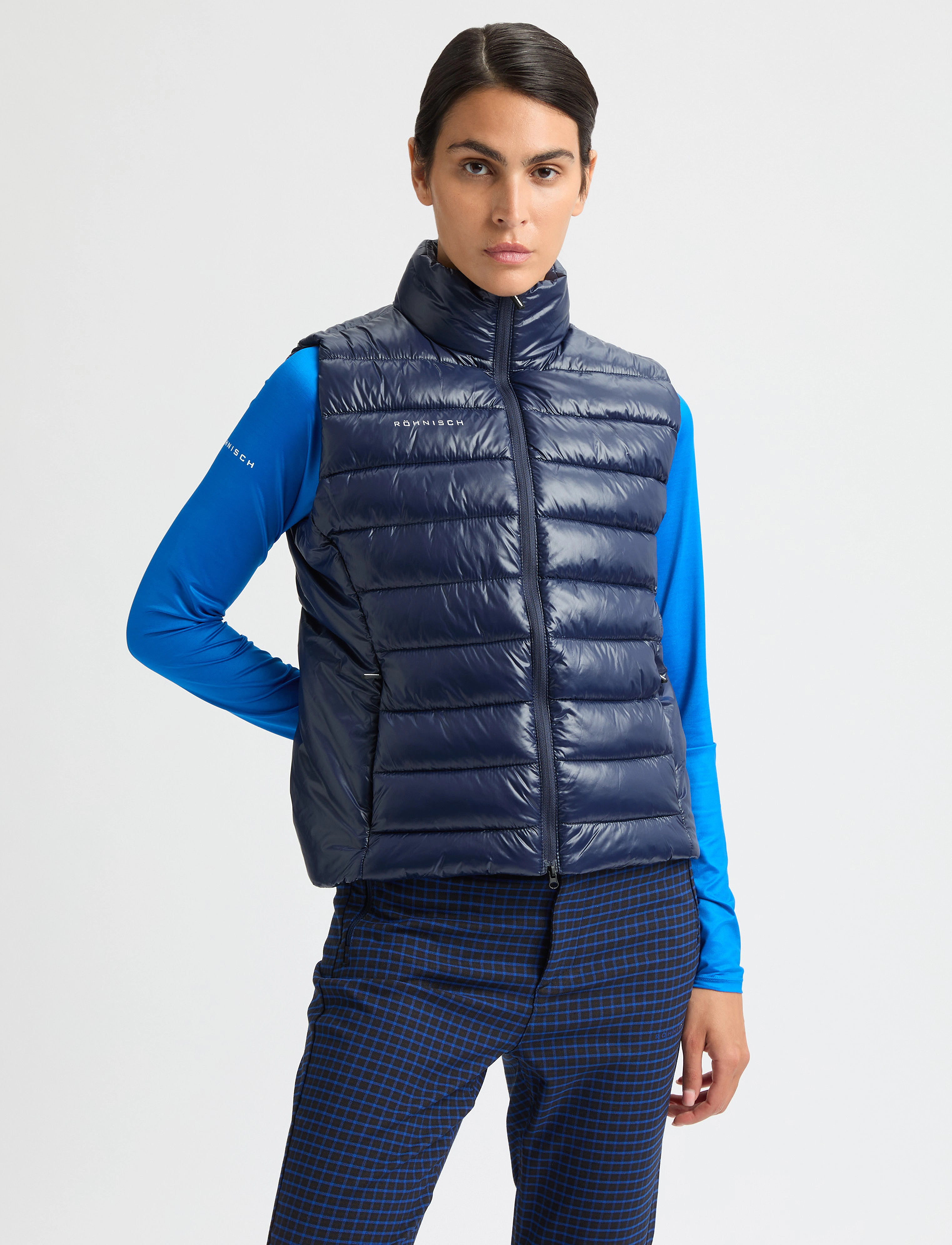 Röhnisch - Airlite Golf Padded Vest - outerwear - navy - 4