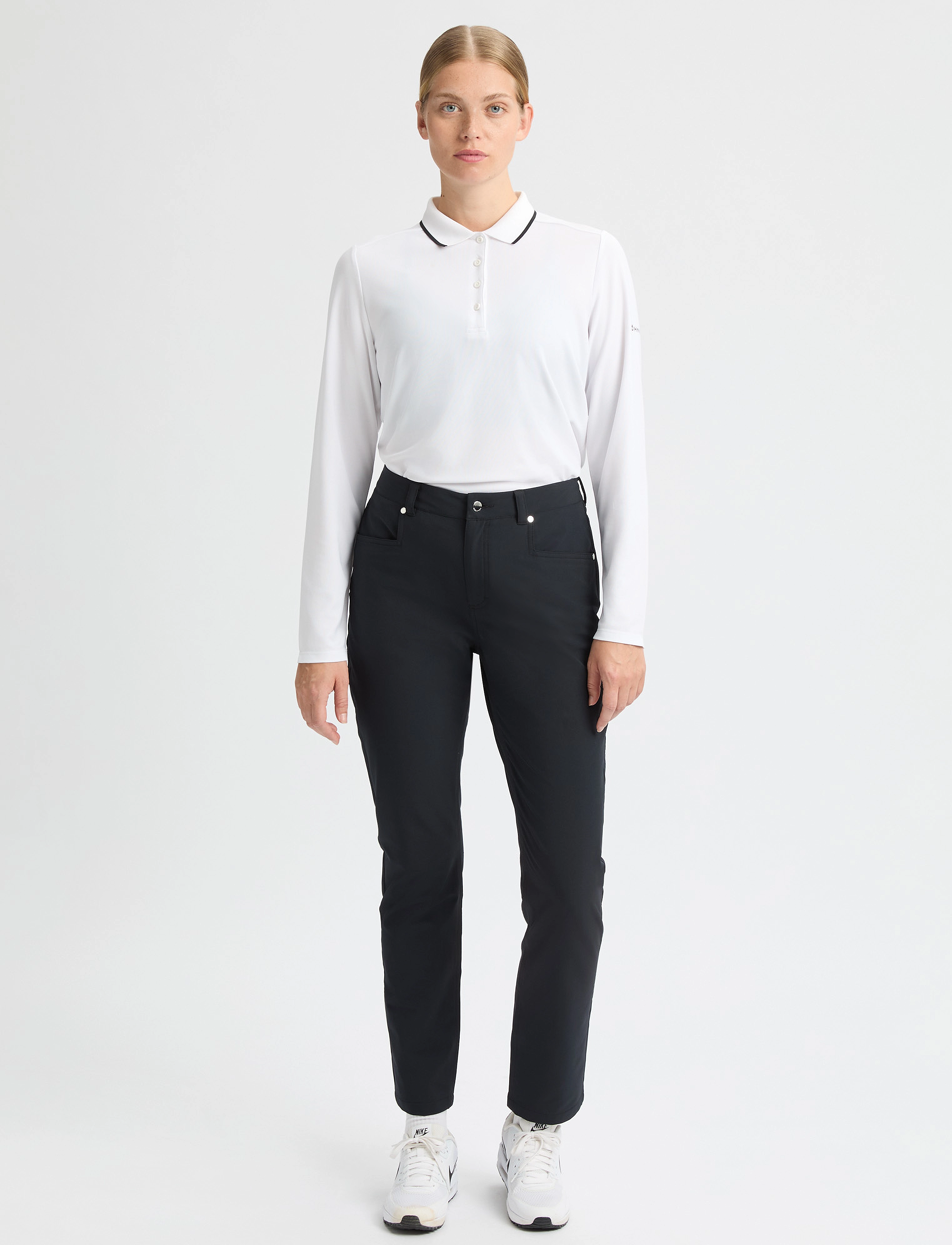 Röhnisch - Chie Brushed Pant - joggingbukser - black - 3