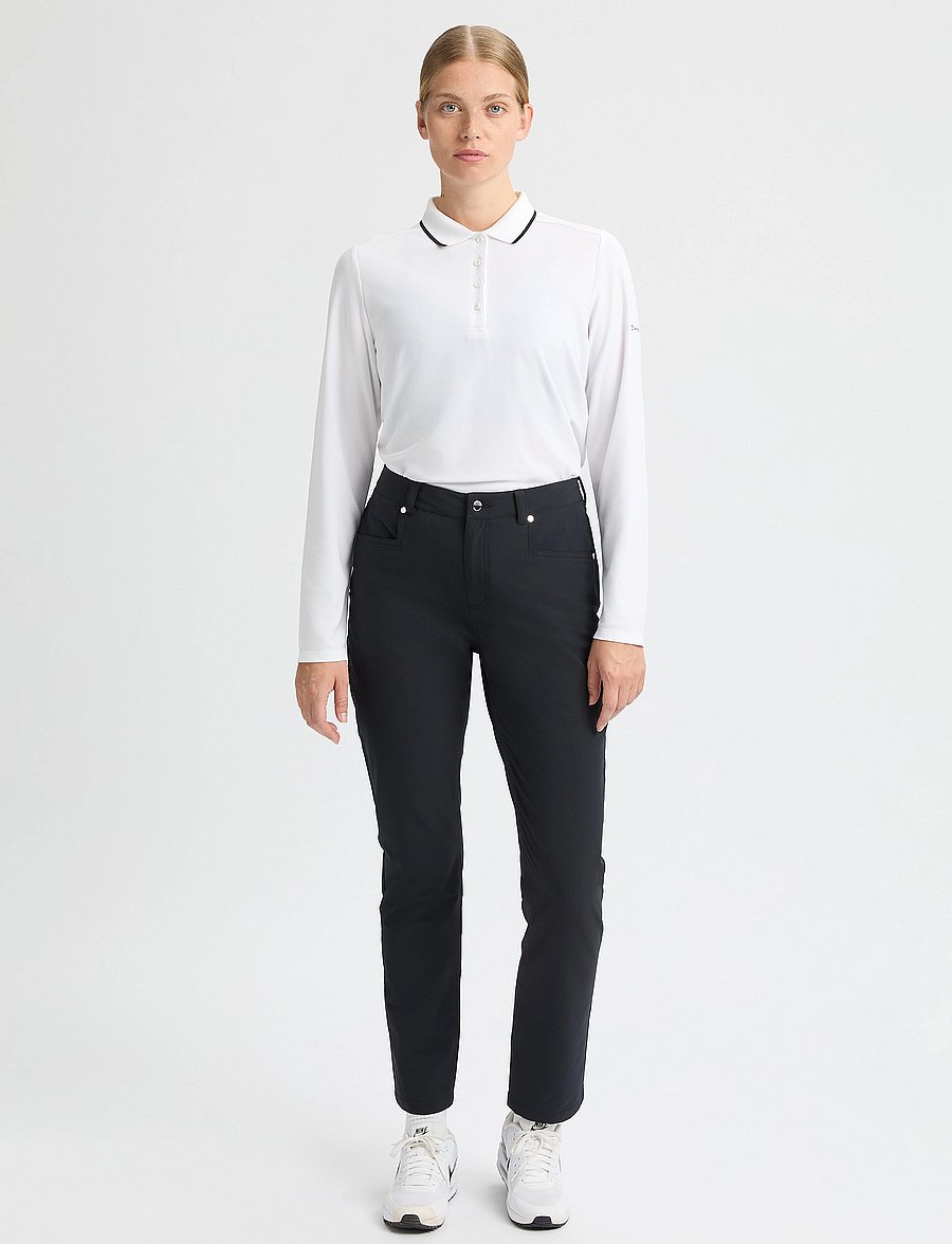 Röhnisch - Chie Brushed Pant - golfhousut - black - 3