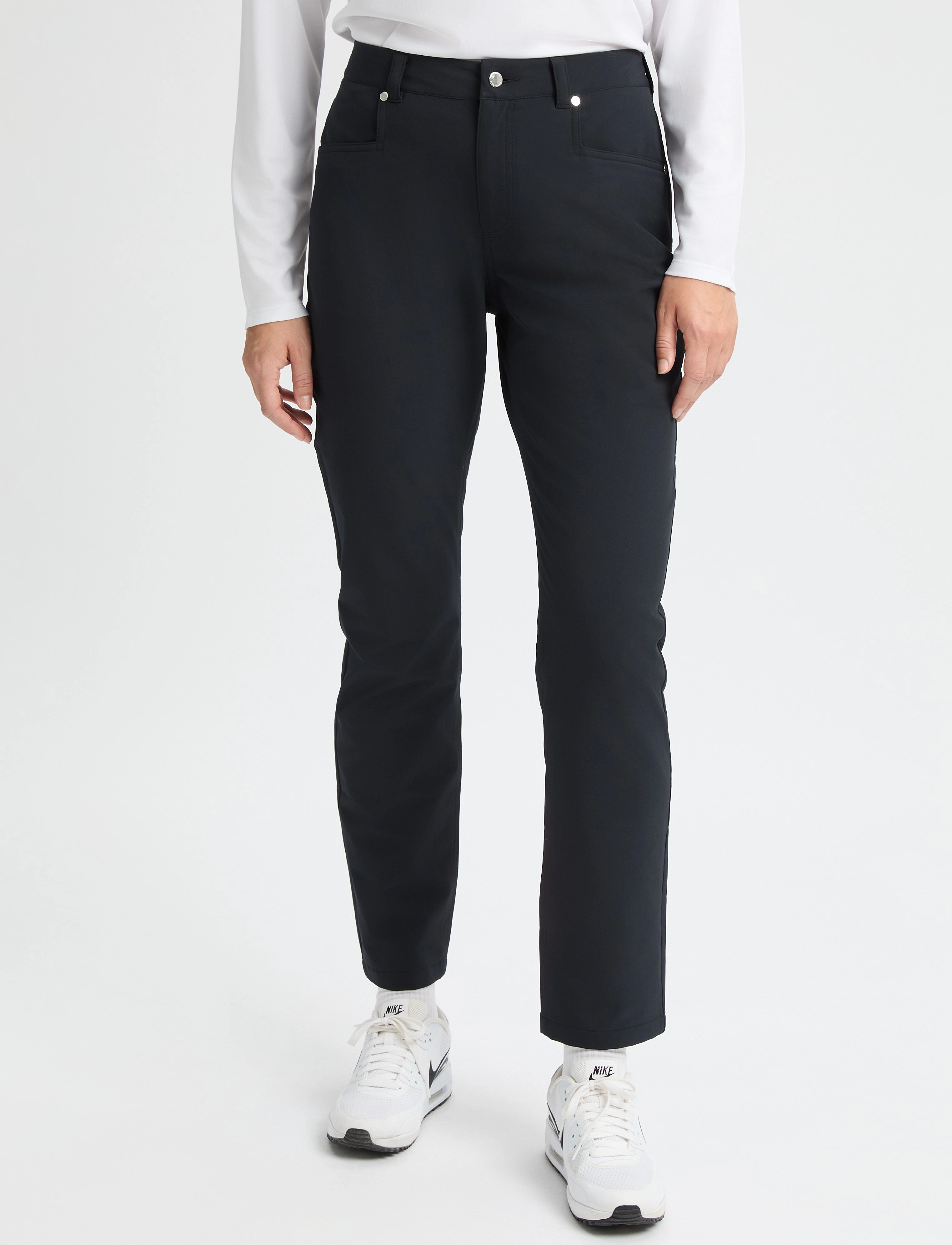 Röhnisch - Chie Brushed Pant - joggingbukser - black - 4