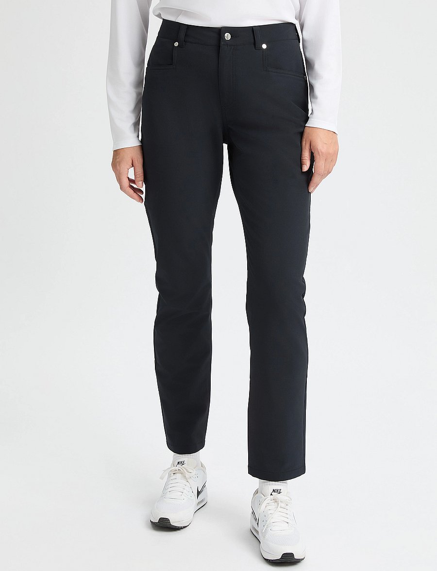Röhnisch - Chie Brushed Pant - golfhousut - black - 4