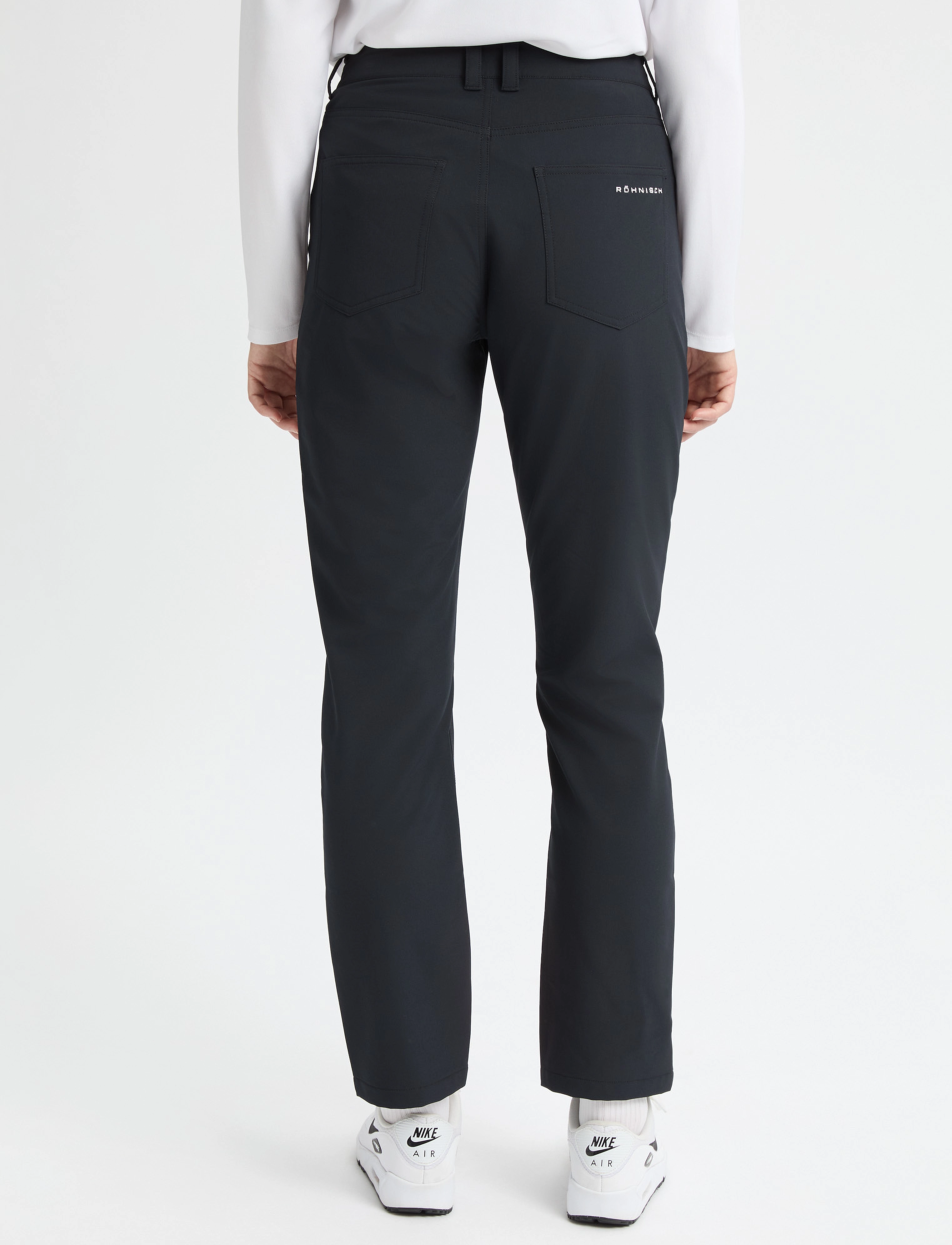 Röhnisch - Chie Brushed Pant - joggingbukser - black - 5