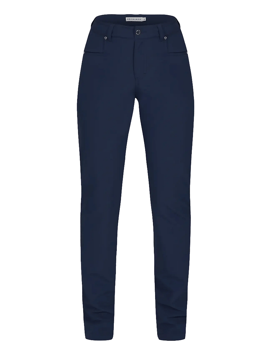 Röhnisch - Chie Brushed Pant - golfbukser - navy - 0