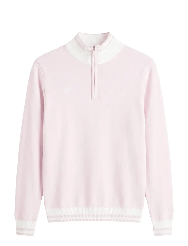 Röhnisch - Kora Knitted Half Zip - sweatshirts - cradle pink - 1