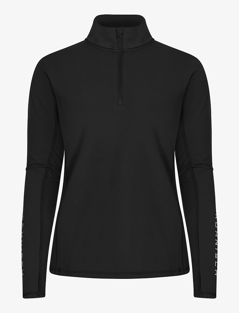 Röhnisch - Warming Tech Half Zip - fleece og mellemlag - black - 0