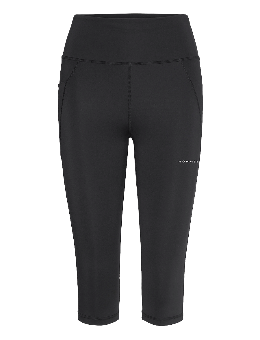 Röhnisch - Flattering High Waist Capri Tights - 3/4 pikkus - black - 1