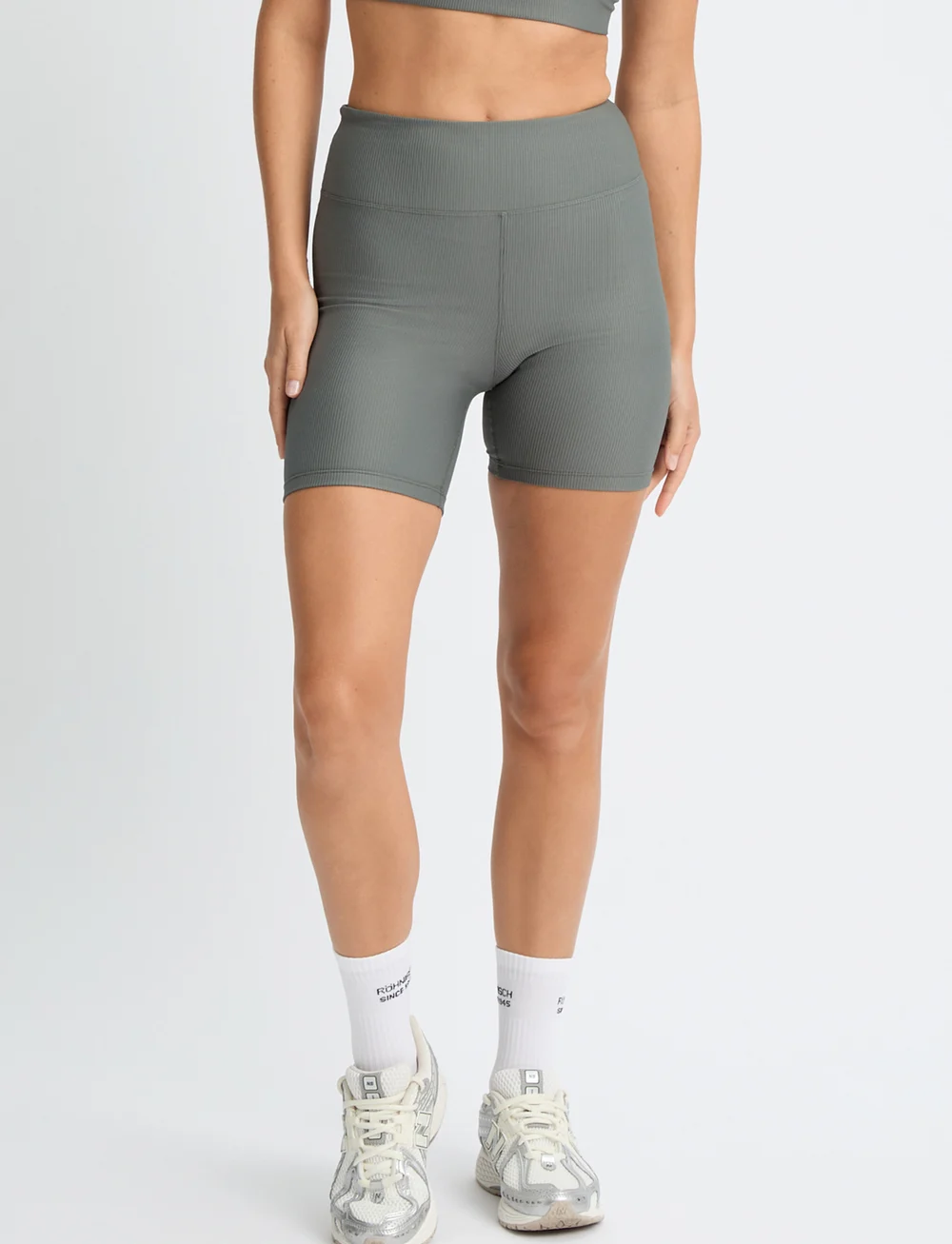 Röhnisch - Ribbed R Bike HW Tights - træningstights - gunmetal - 0