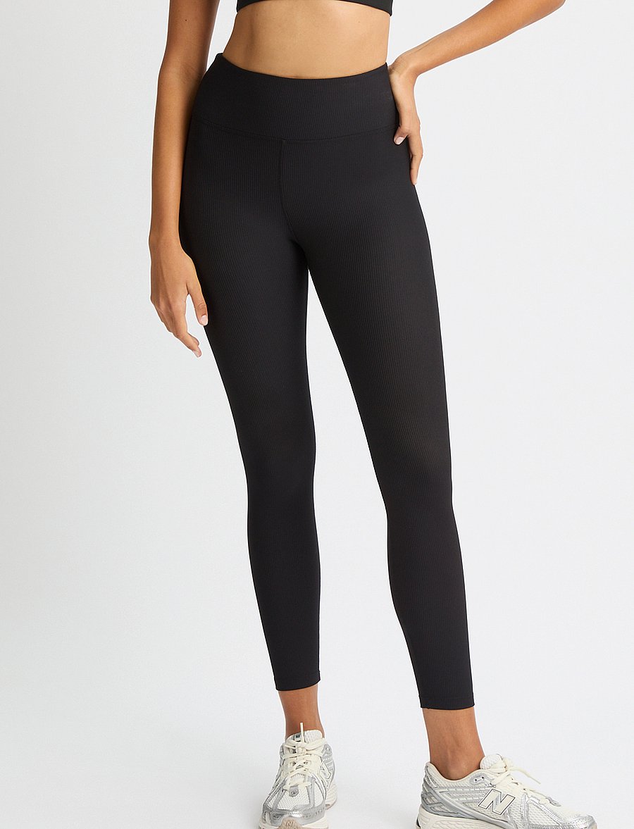 Röhnisch - Ribbed R HW Tights - treniņu legingi - black - 2