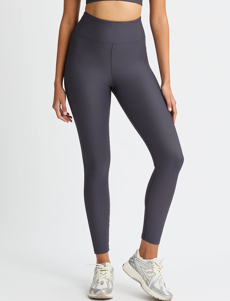 Röhnisch - Ribbed R HW Tights - collants d'entraînement - dk grey plum - 2