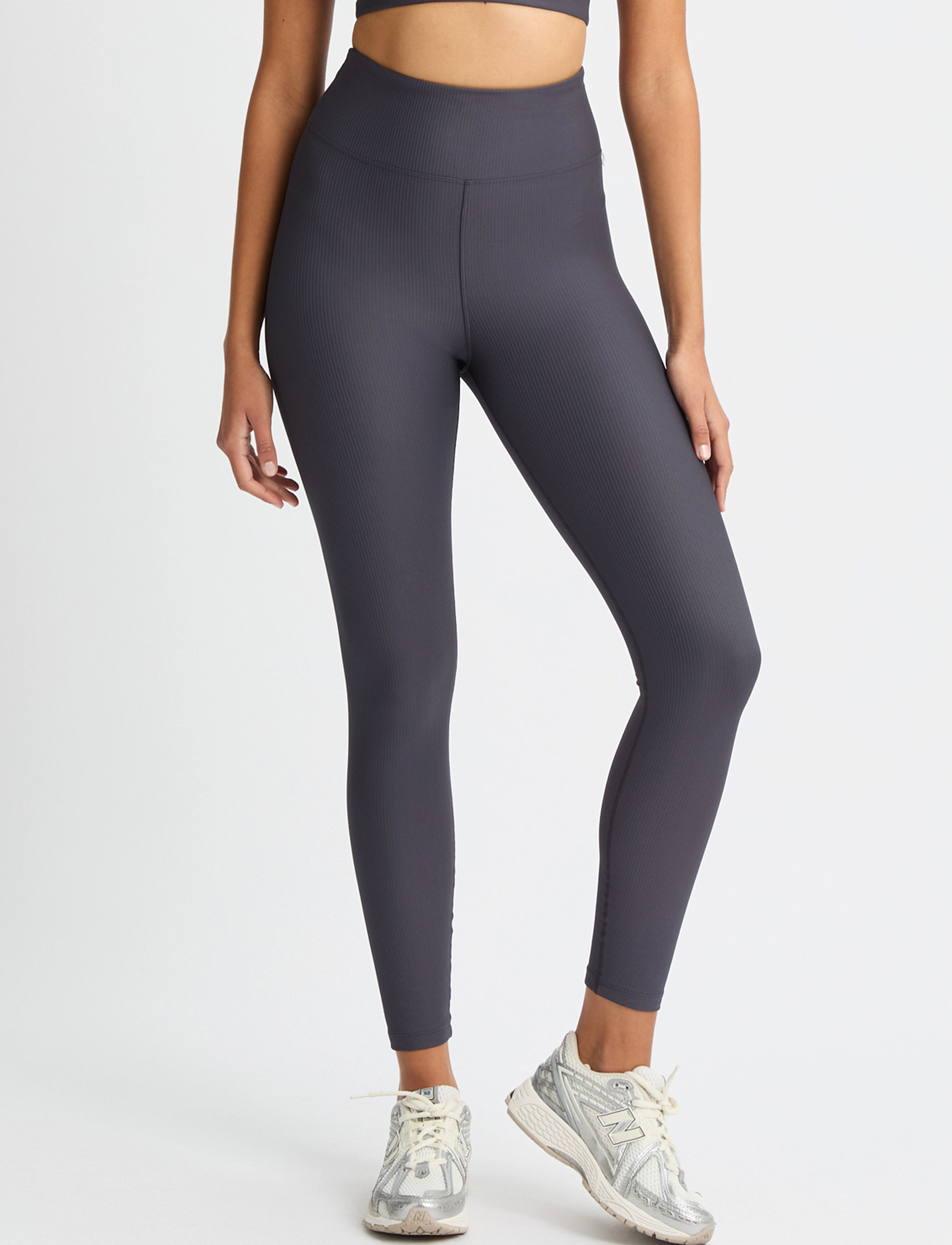 Röhnisch - Ribbed R HW Tights - sportinės tamprės - dk grey plum - 2
