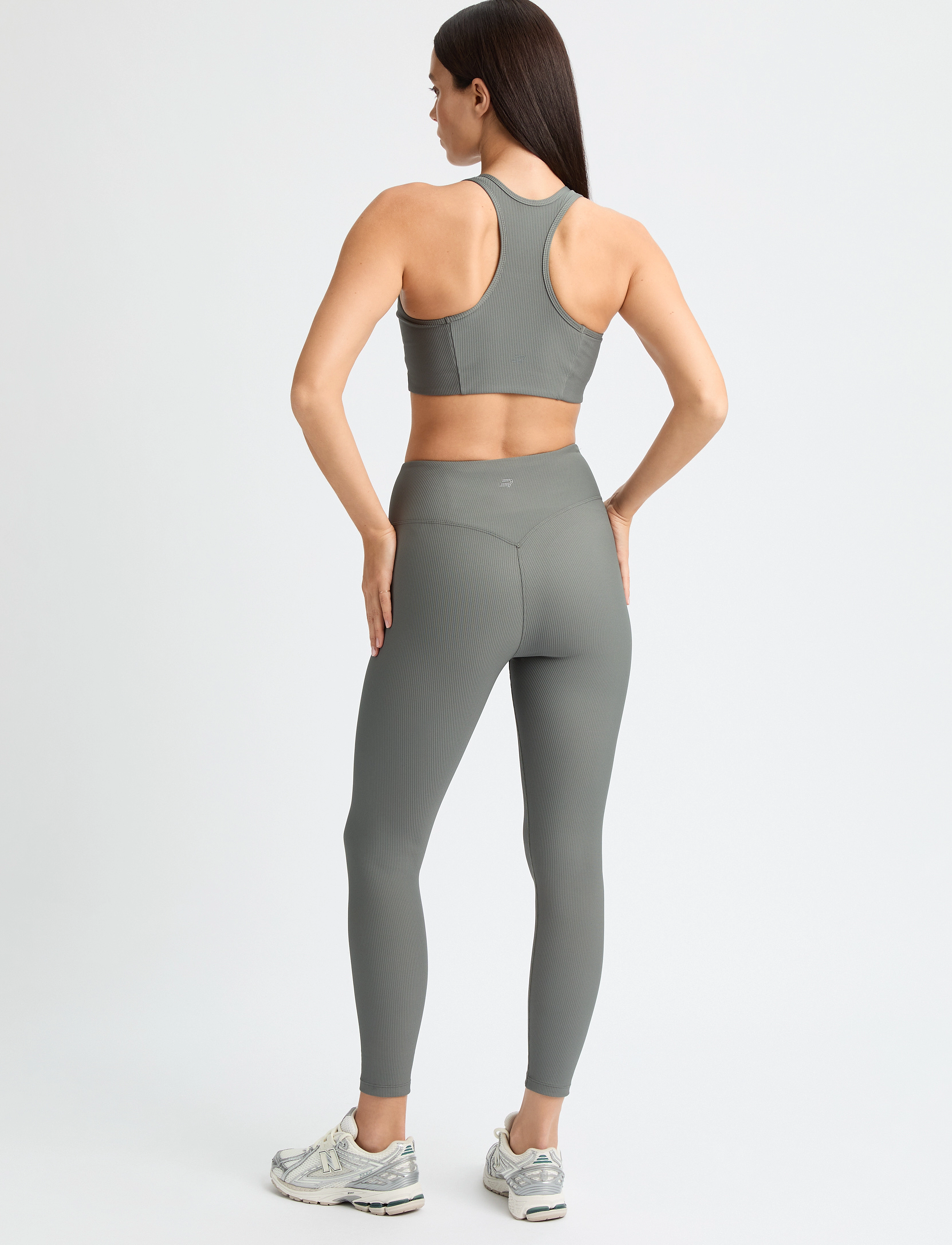 Röhnisch - Ribbed R HW Tights - volle länge - gunmetal - 4