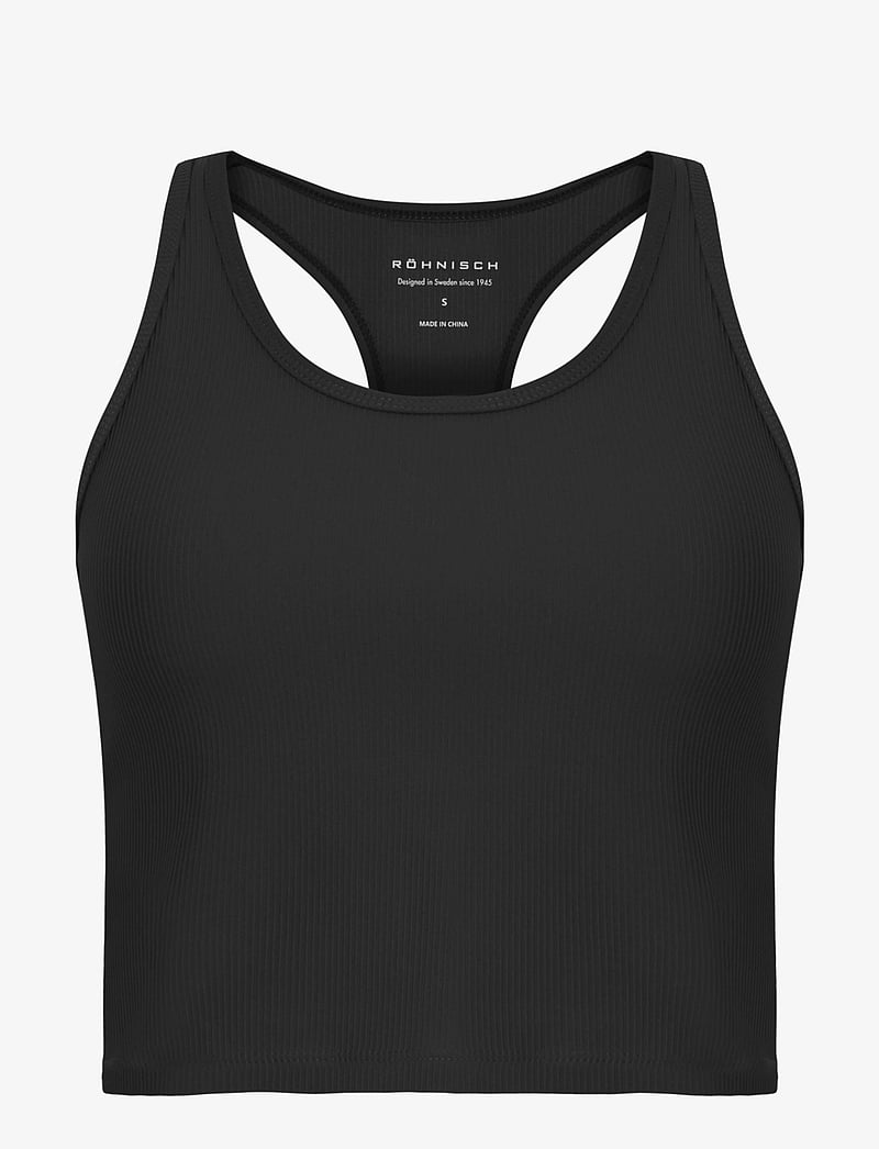 Röhnisch - Ribbed R Tank - nabapluusid - black - 1