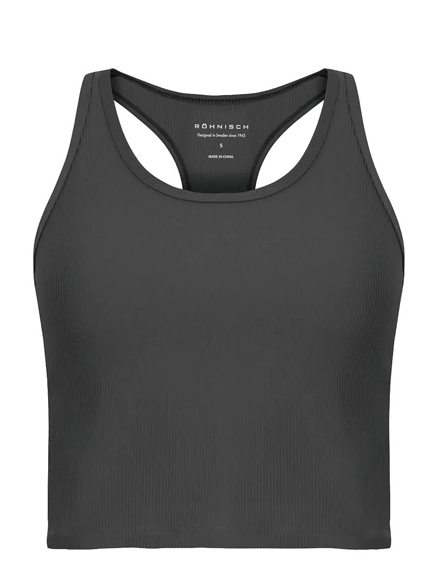Röhnisch - Ribbed R Tank - nabapluusid - dark shadow - 1