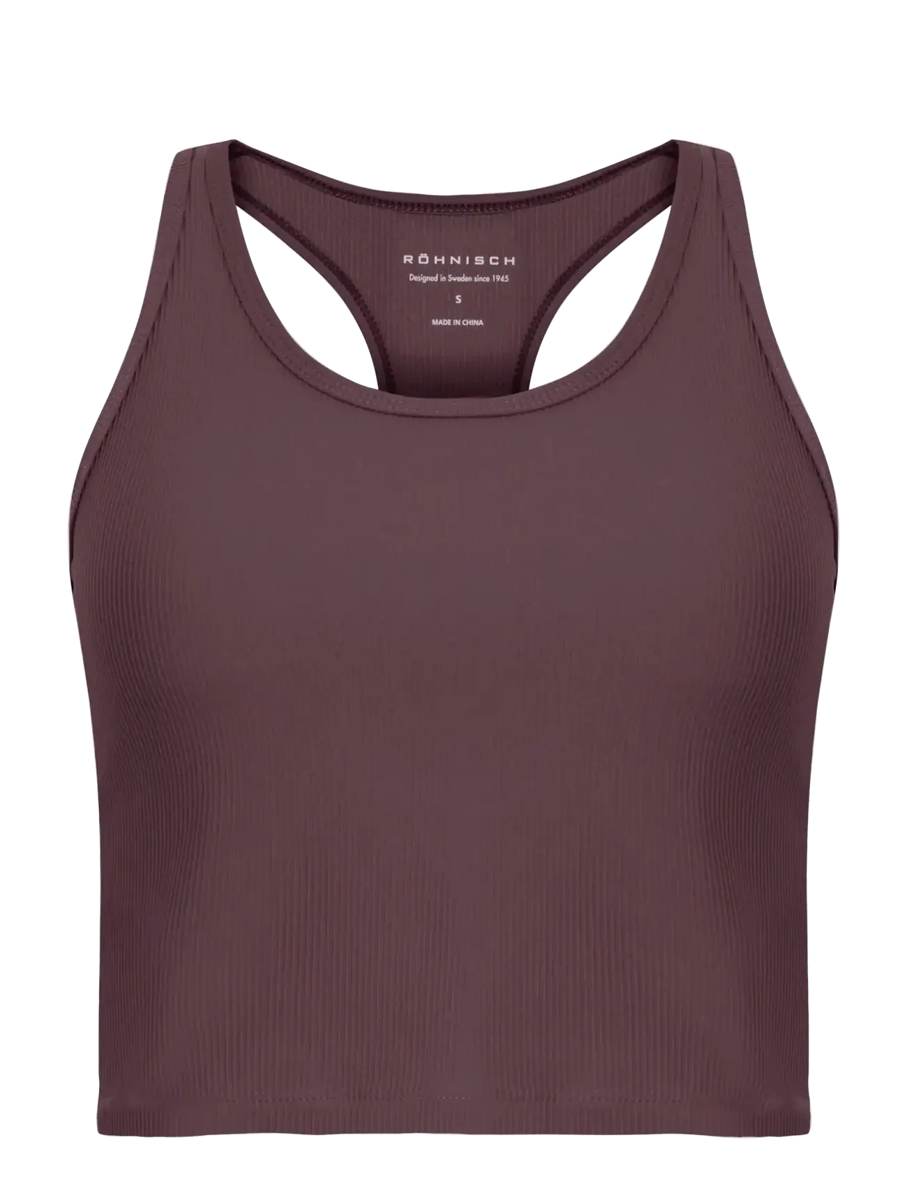 RÖHNISCH Ribbed R Tank Burgundy - XL - Damen