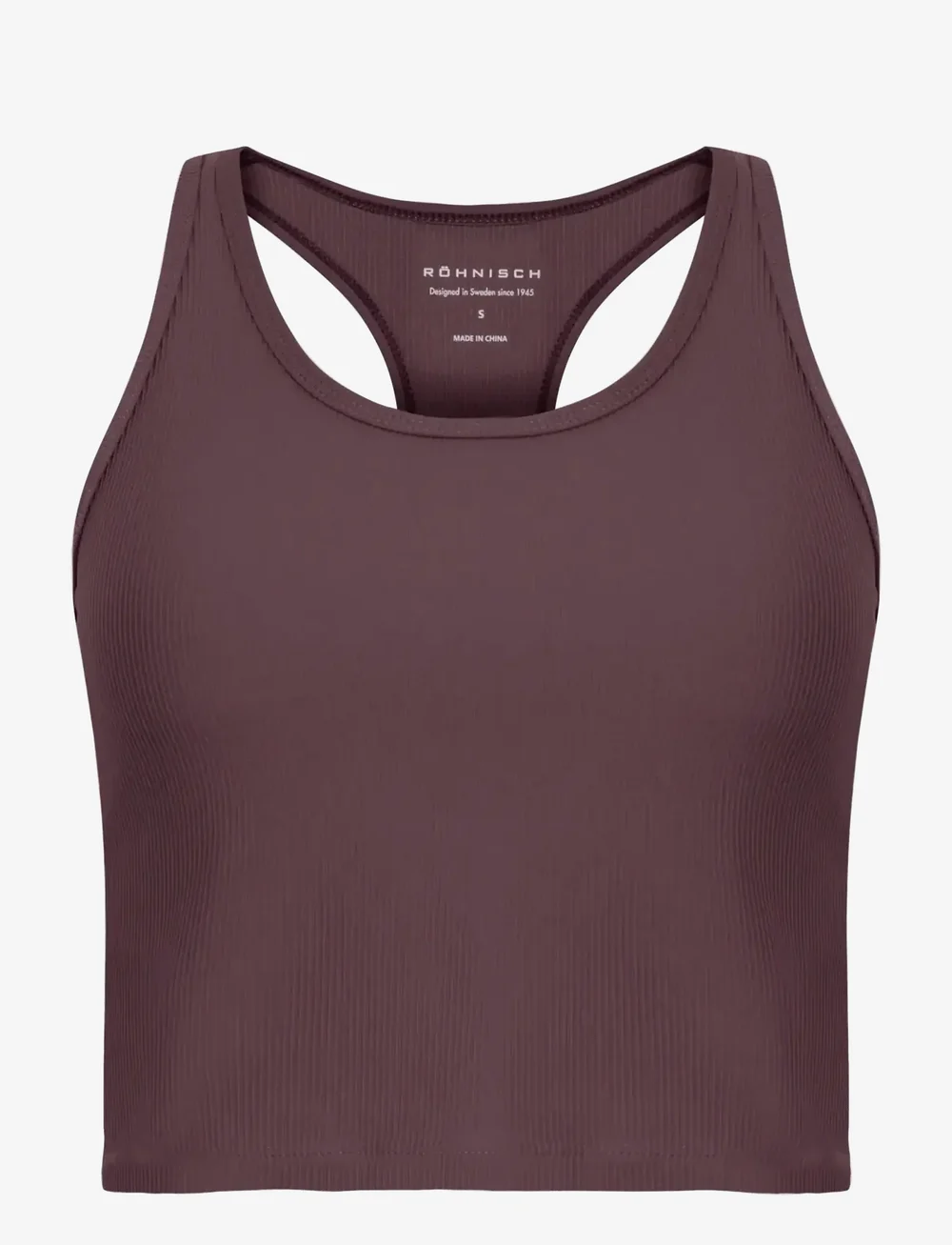Röhnisch - Ribbed R Tank - crop tops - huckleberry - 1