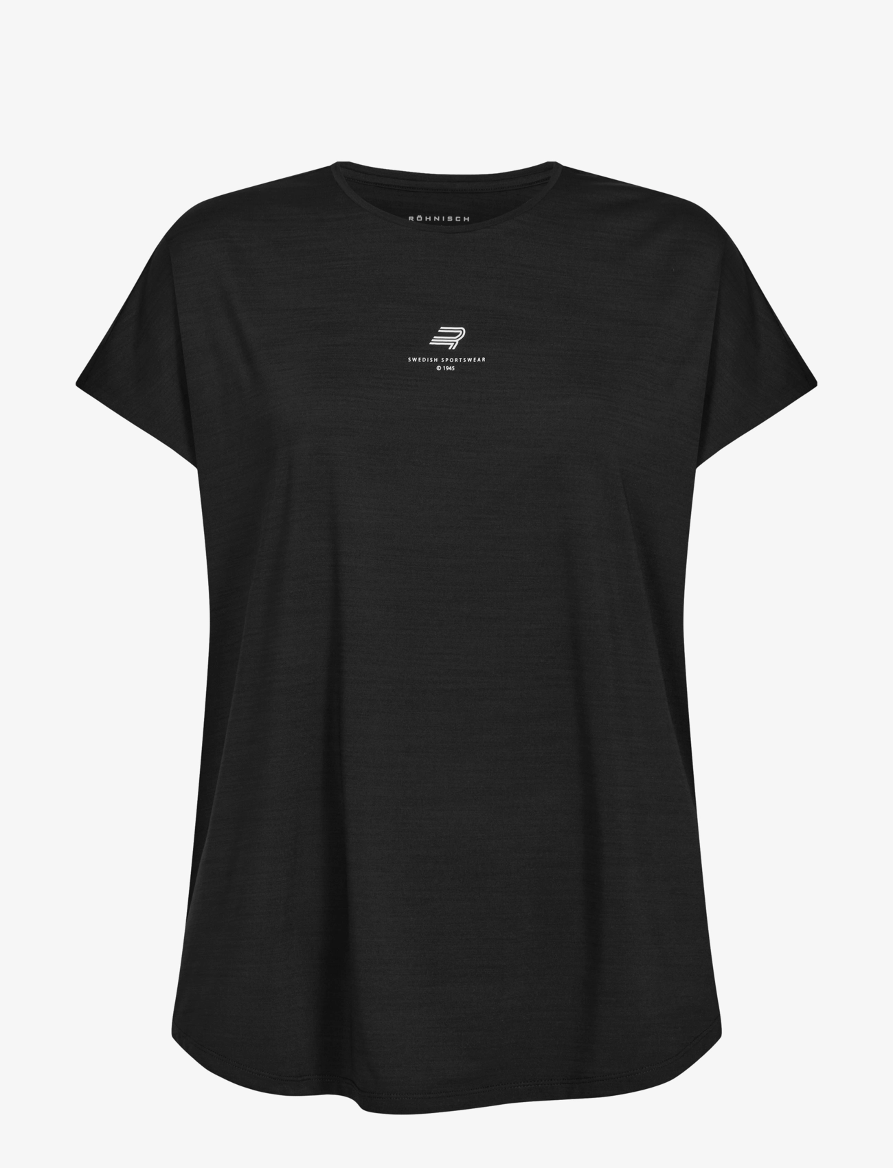 RÖHNISCH Motion Loose Tee Schwarz - XS - Damen