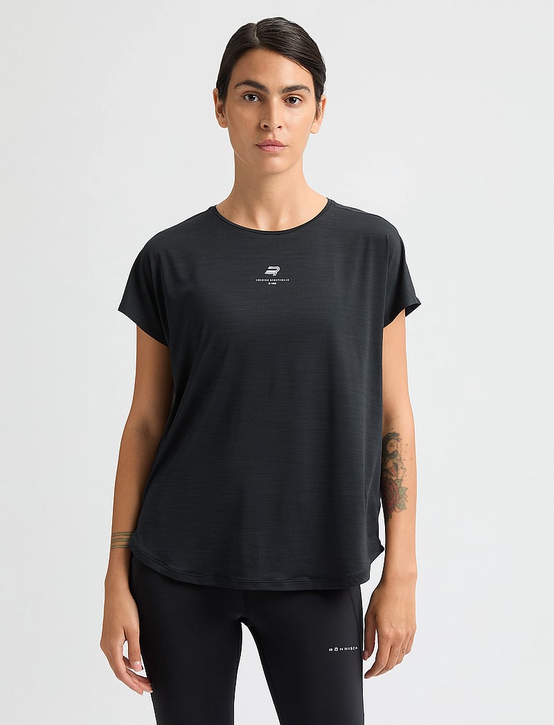 Röhnisch - Motion Loose Tee - t-särgid - black - 0