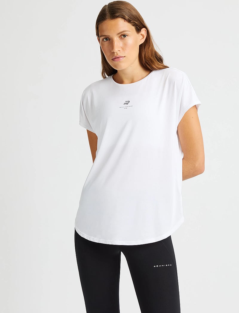Röhnisch - Motion Loose Tee - t-shirts - white - 0