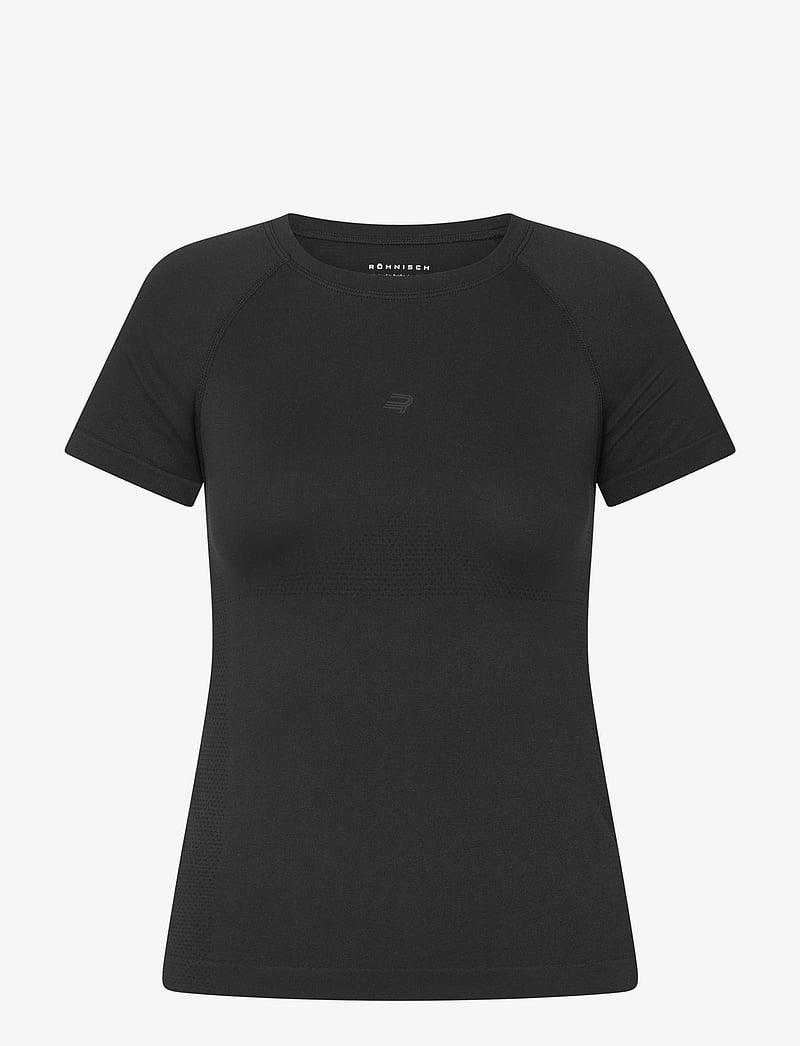 Röhnisch - Seamless Flex Tee - t-shirts - black - 1